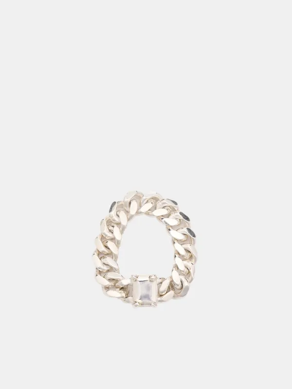 Chainlink Ring (MA2370346-SS-ANITA-STONE) sold by lorenzo
