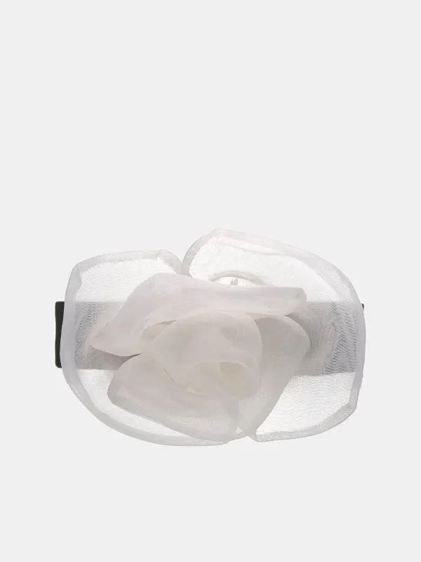 Satin & Organza Flower Choker (FT091R-GDCH3-MULTI) sold by lorenzo