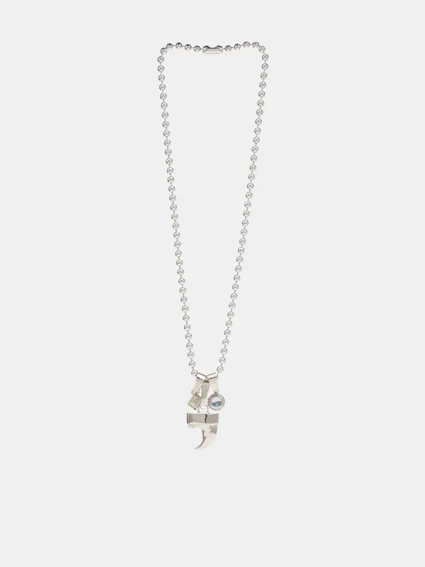 Charm Ball Chain Necklace (MA2390401-SS-AXL-CHARM-CHAIN) made by MARTINE ALI