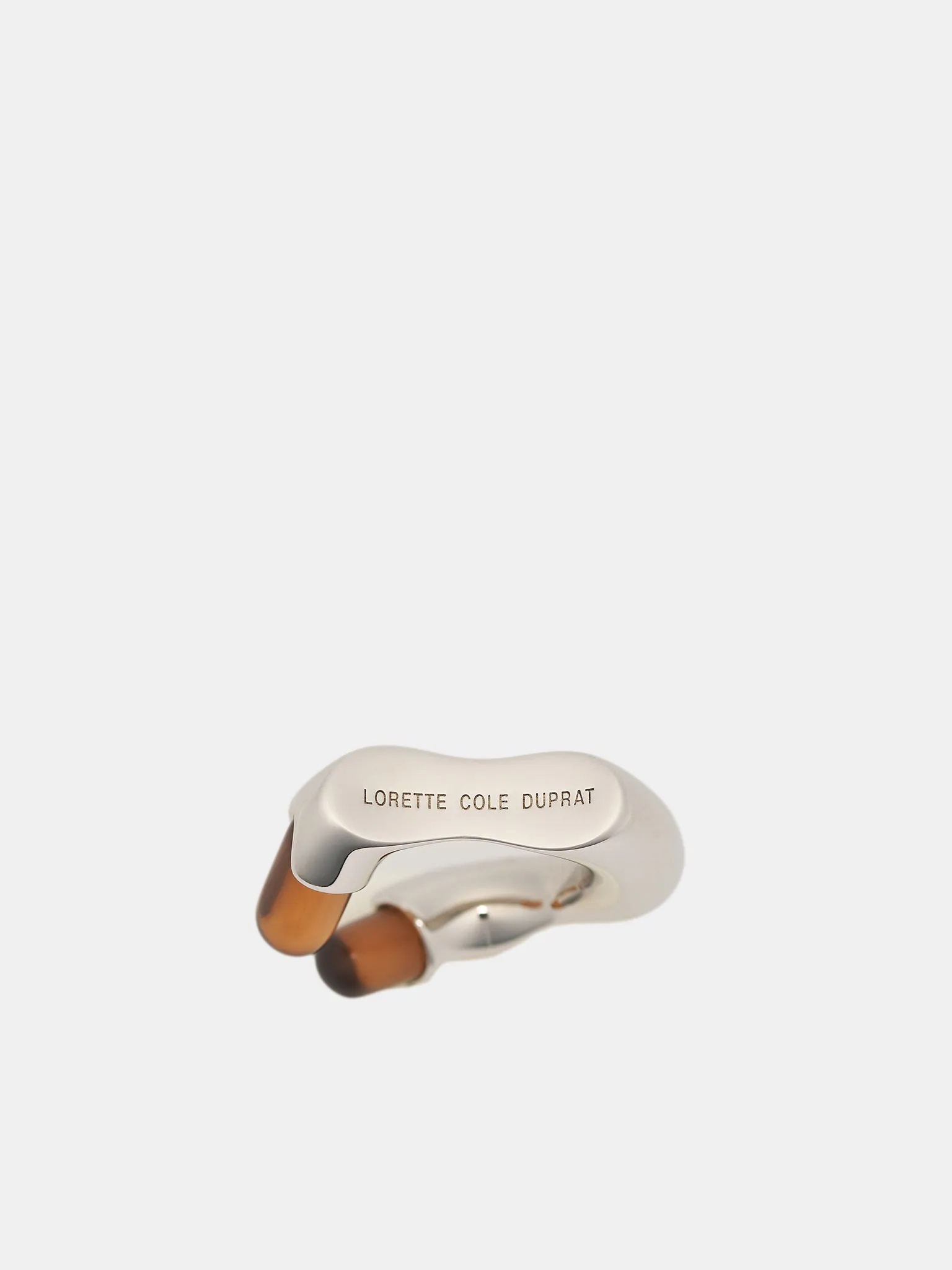 R2 Palladium Ring (R2-M-SILVER-AMBER) sold by lorenzo product image thumbnail 2