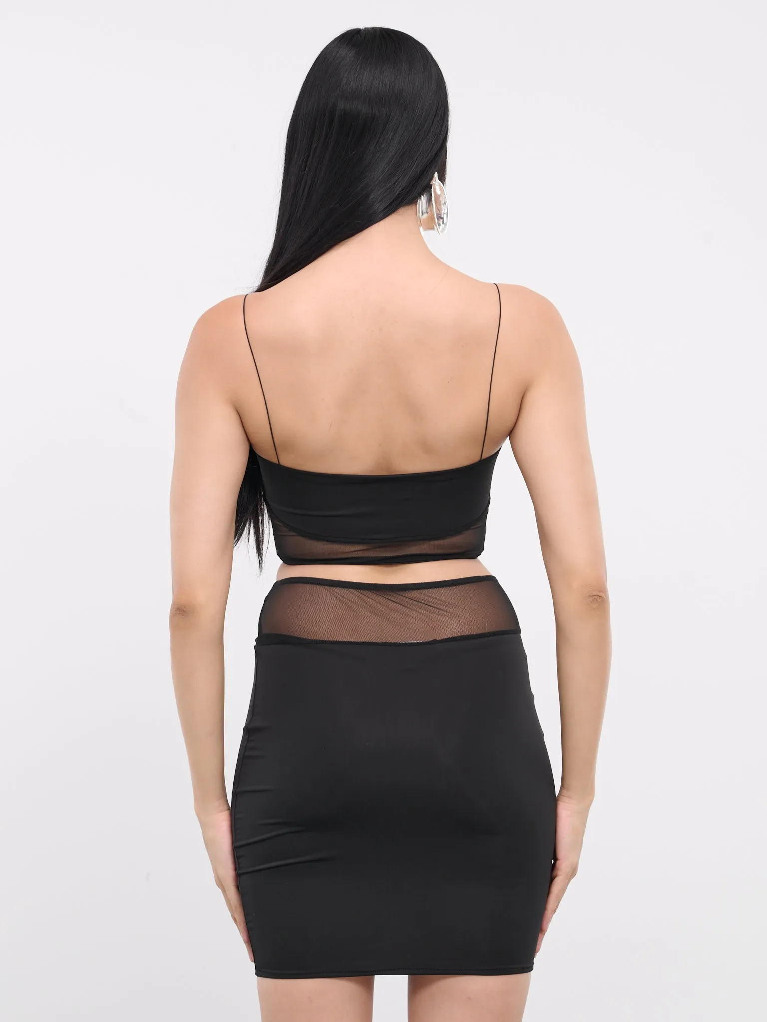 Mesh Tank Top (MTT-BLACK) sold by lorenzo product image thumbnail 3