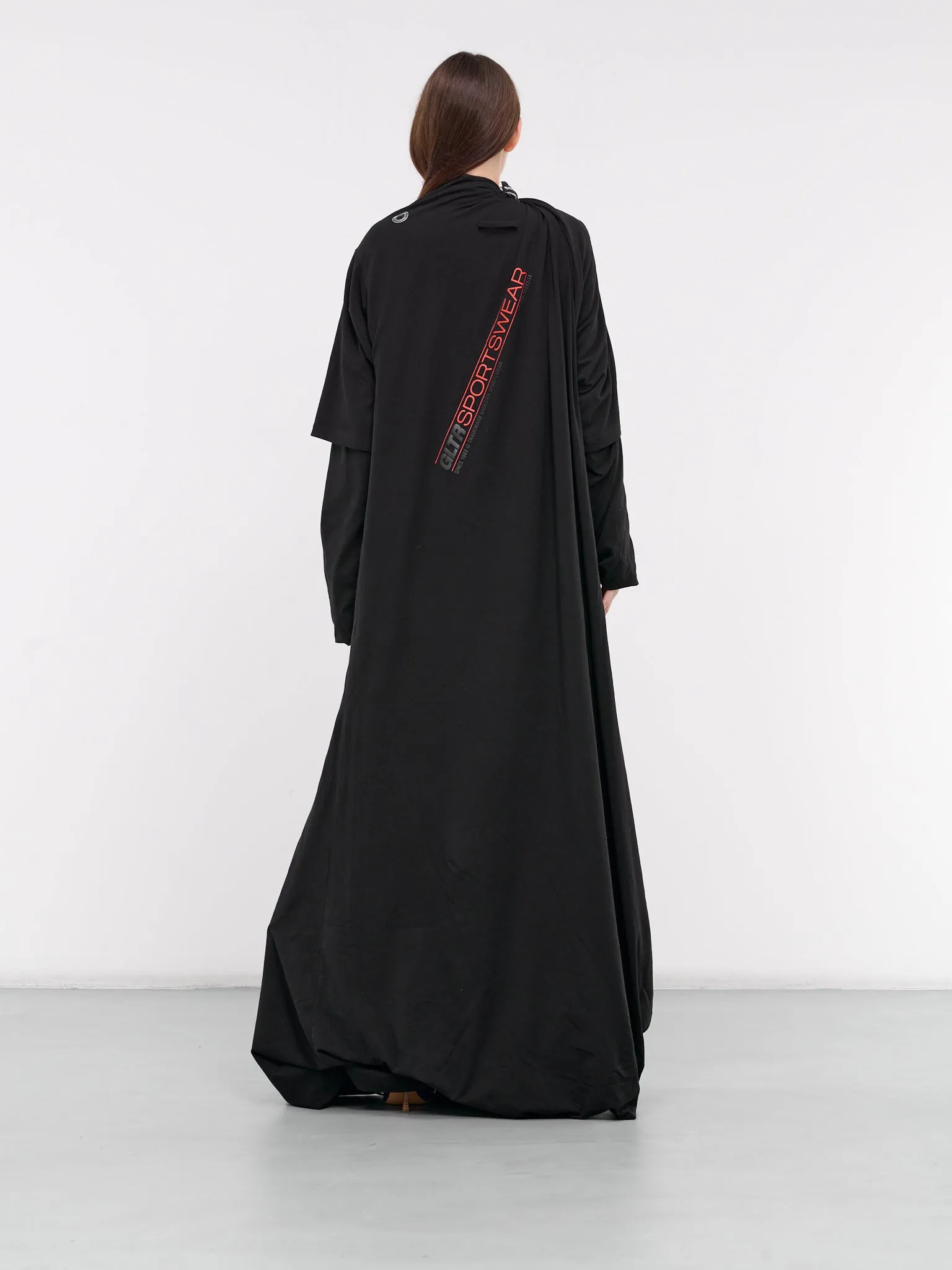 Shayne Oliver Twisted Maxi Dress (24-27-F-RO239IP-J062-BLACK) sold by lorenzo product image thumbnail 3