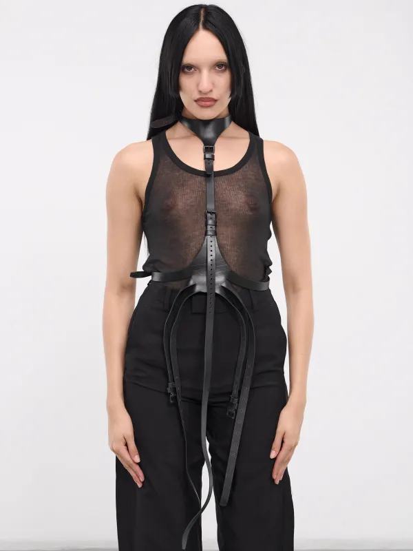 Ravi Triple Body Belt (B0011724-LT128-BLACK) sold by lorenzo