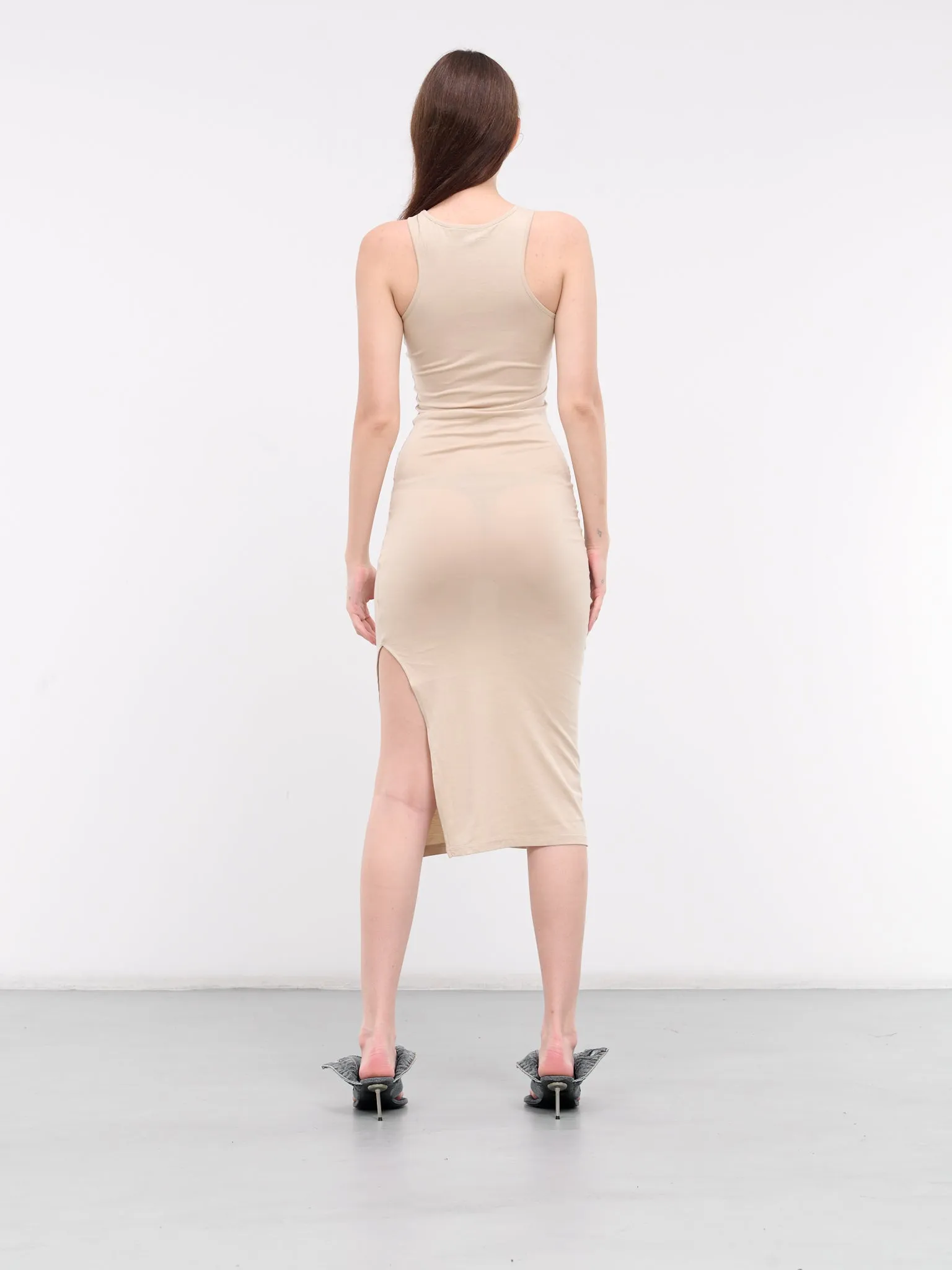 Tank Midi Dress (COPJS72571-BEIGE) sold by lorenzo product image thumbnail 3