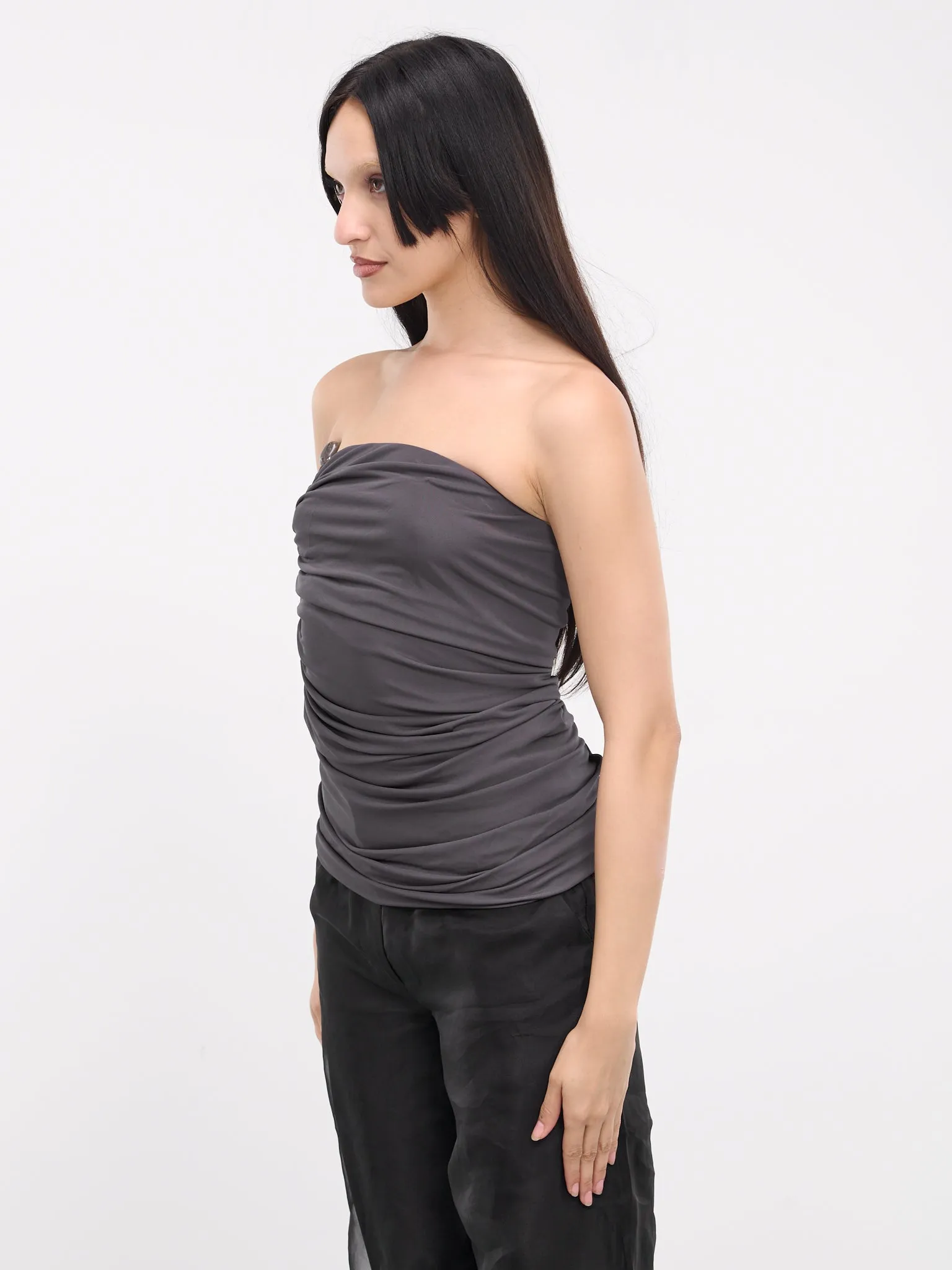 Odessa Arced Side Bustier (24011233-CHARCOAL) sold by lorenzo product image thumbnail 2