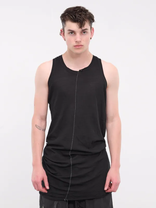 Torsion Jersey Tank Top (JJ1024-BLACK) sold by lorenzo