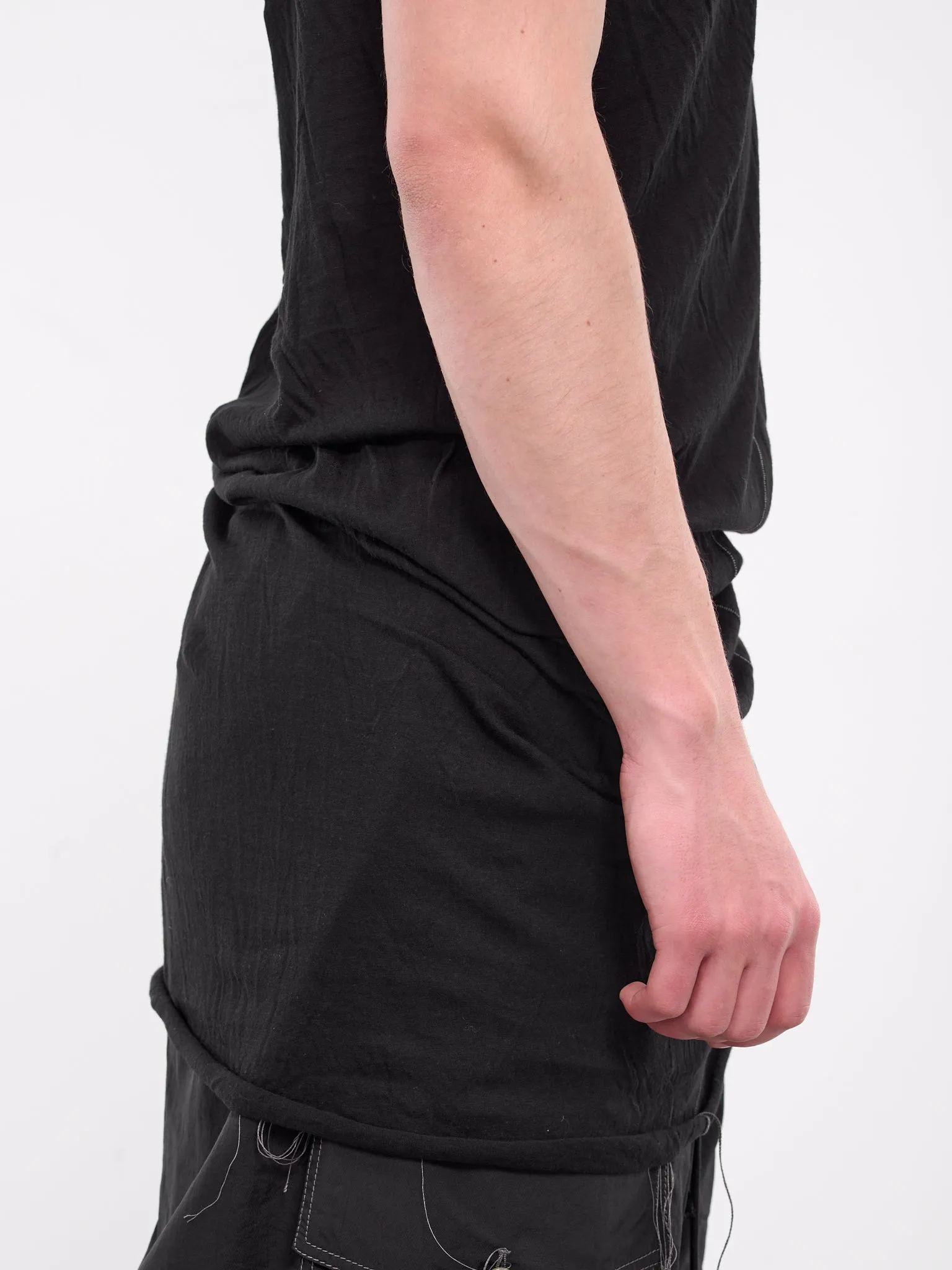 Torsion Jersey Tank Top (JJ1024-BLACK) sold by lorenzo product image thumbnail 4