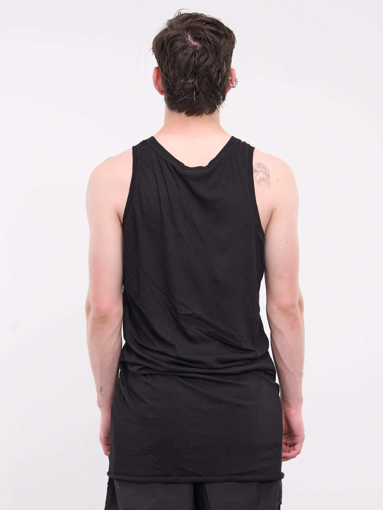 Torsion Jersey Tank Top (JJ1024-BLACK) sold by lorenzo product image thumbnail 3
