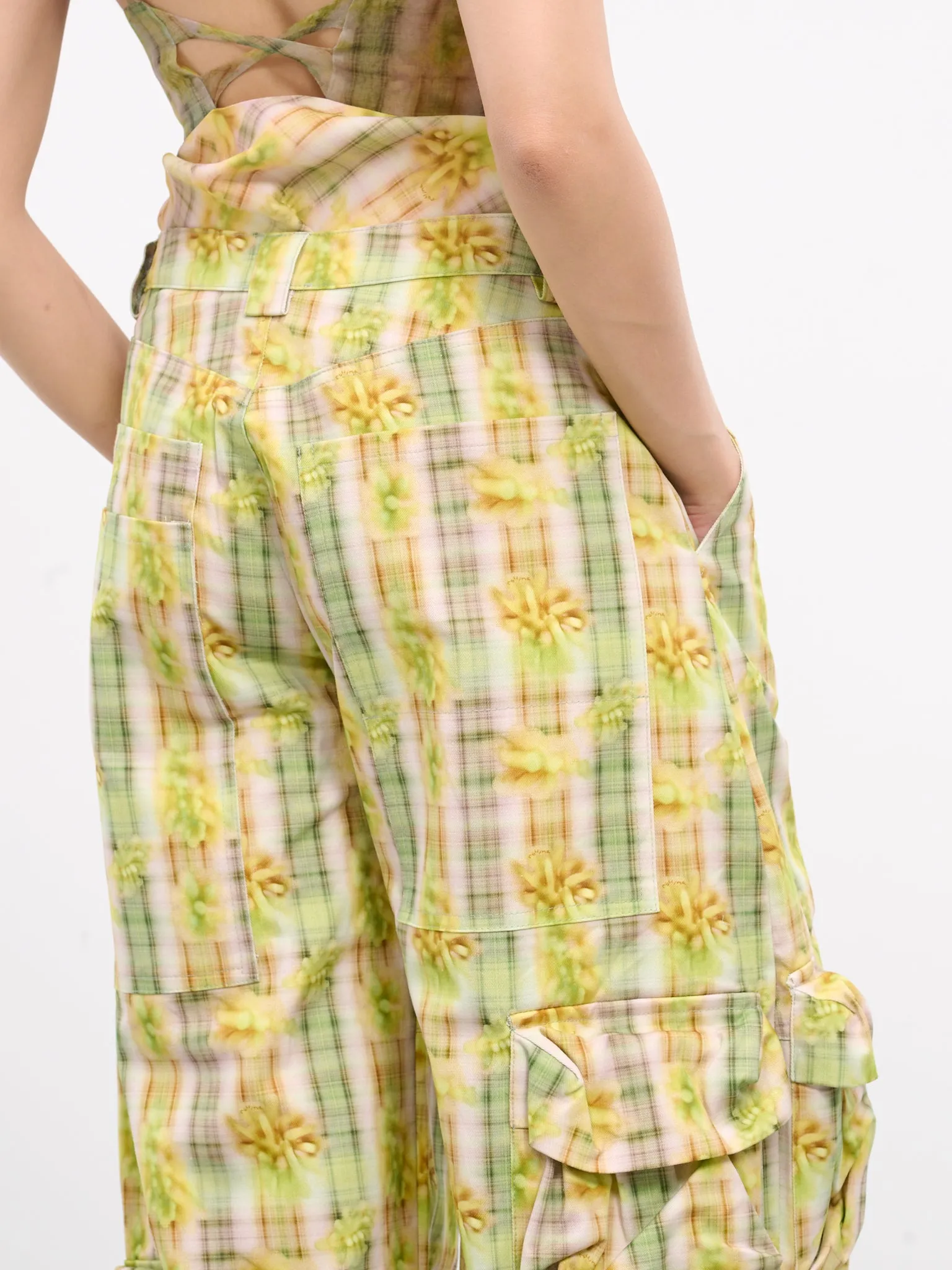 Lawn Cargo Pants (XX6408-YELLOW-BOXER-PLAID) sold by lorenzo product image thumbnail 4