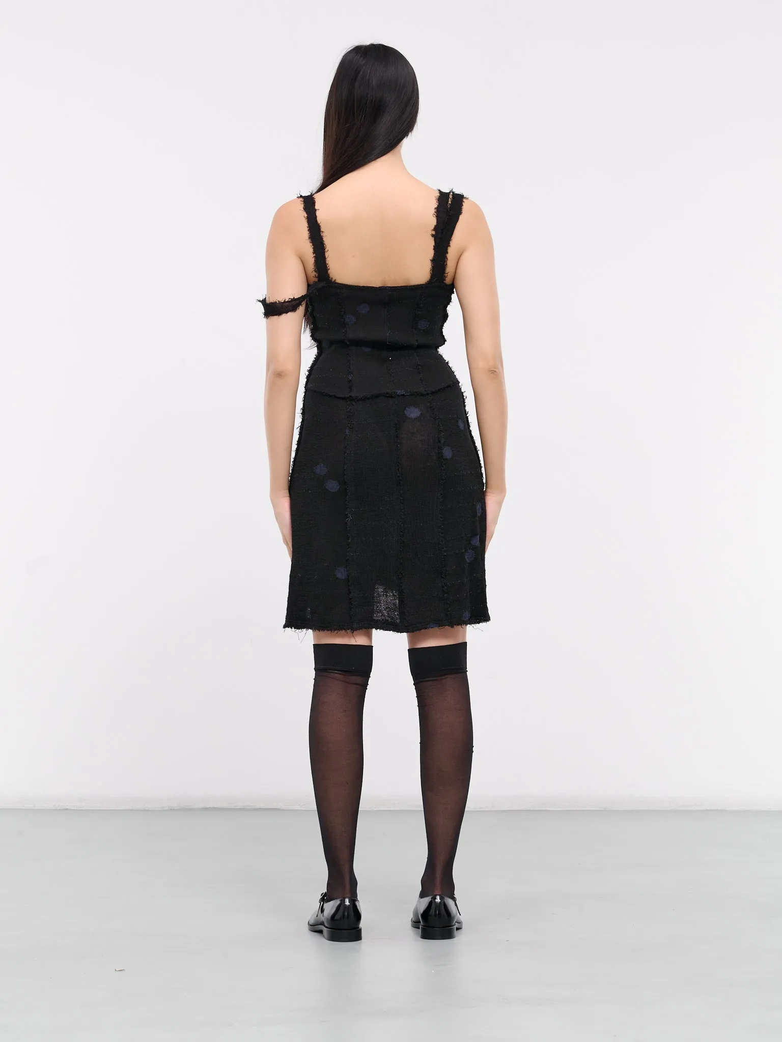 Strappy Mini Dress (MINI-STRAPPY-DRESS-NAVY-BLACK) sold by lorenzo product image thumbnail 3
