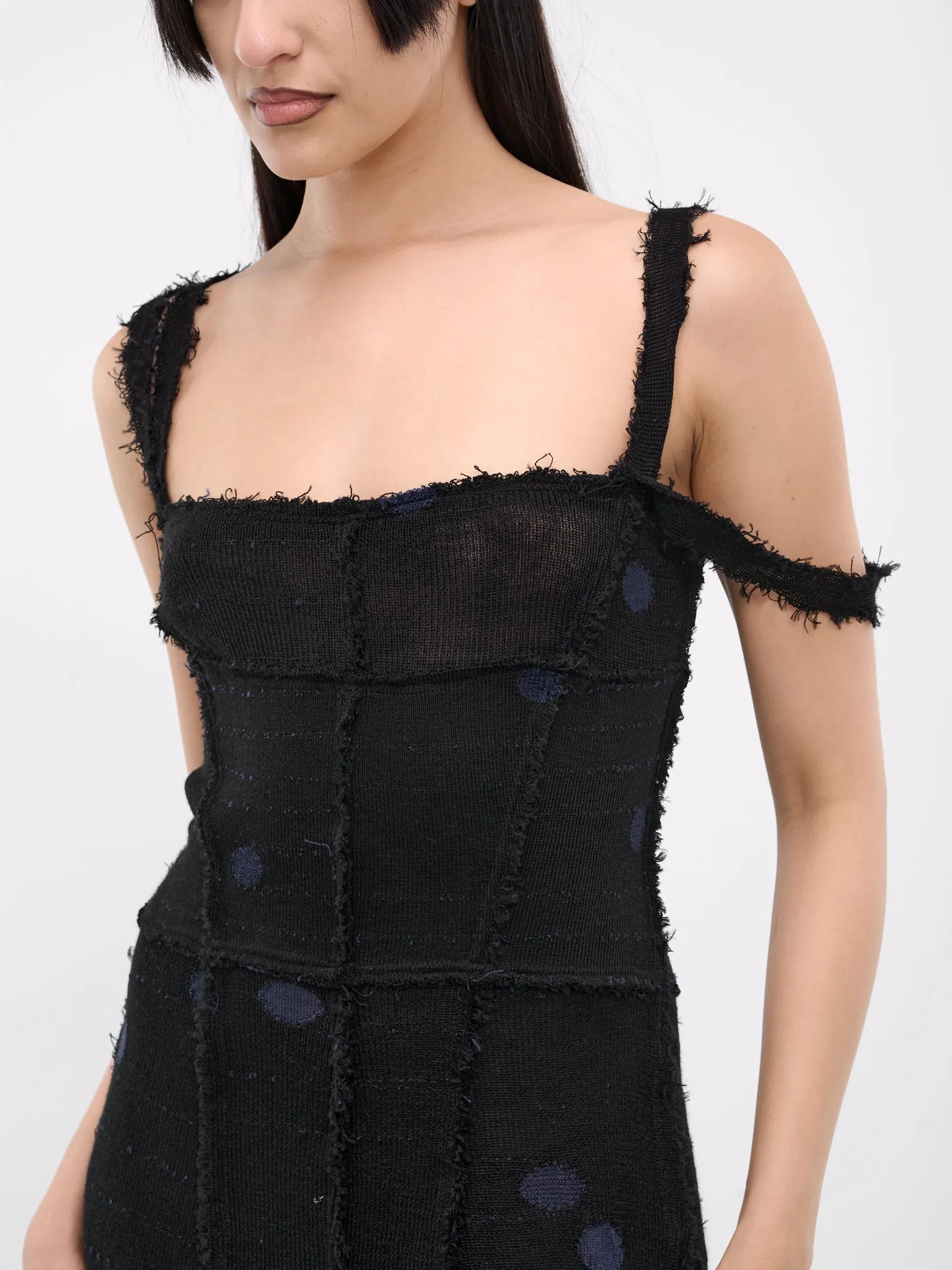 Strappy Mini Dress (MINI-STRAPPY-DRESS-NAVY-BLACK) sold by lorenzo product image thumbnail 4