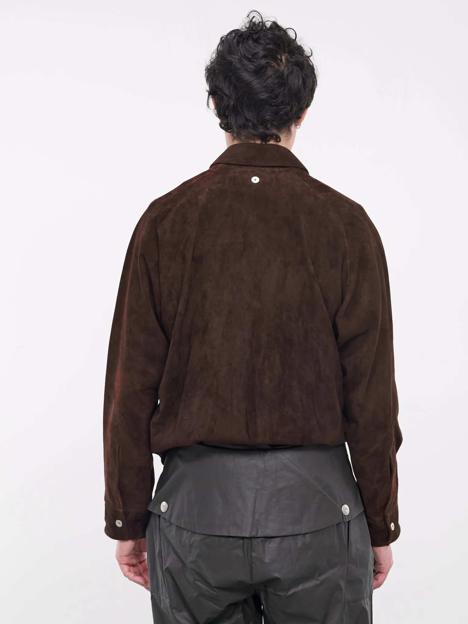 Suede Calf Drizzler (LTH-101-01-DARK-BROWN) sold by lorenzo product image thumbnail 3