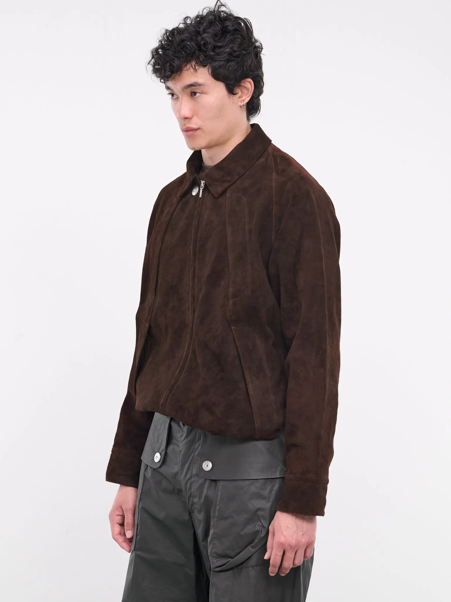 Suede Calf Drizzler (LTH-101-01-DARK-BROWN) sold by lorenzo product image thumbnail 2