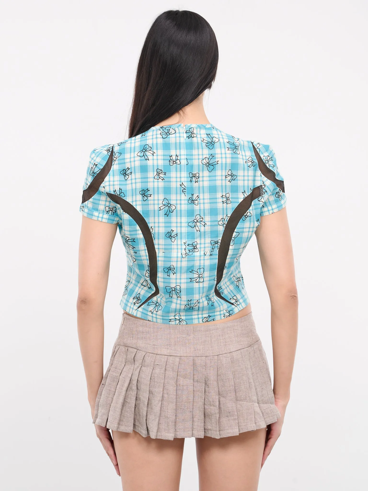 Space Top (062-SPACE-BLUE-CHECK) sold by lorenzo product image thumbnail 3