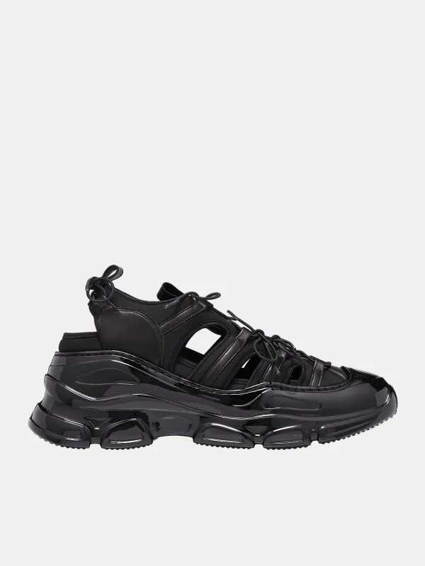 Classic Tracker Trainer Sneakers (HT18-M-0788-BLACK-NAPPA) sold by lorenzo