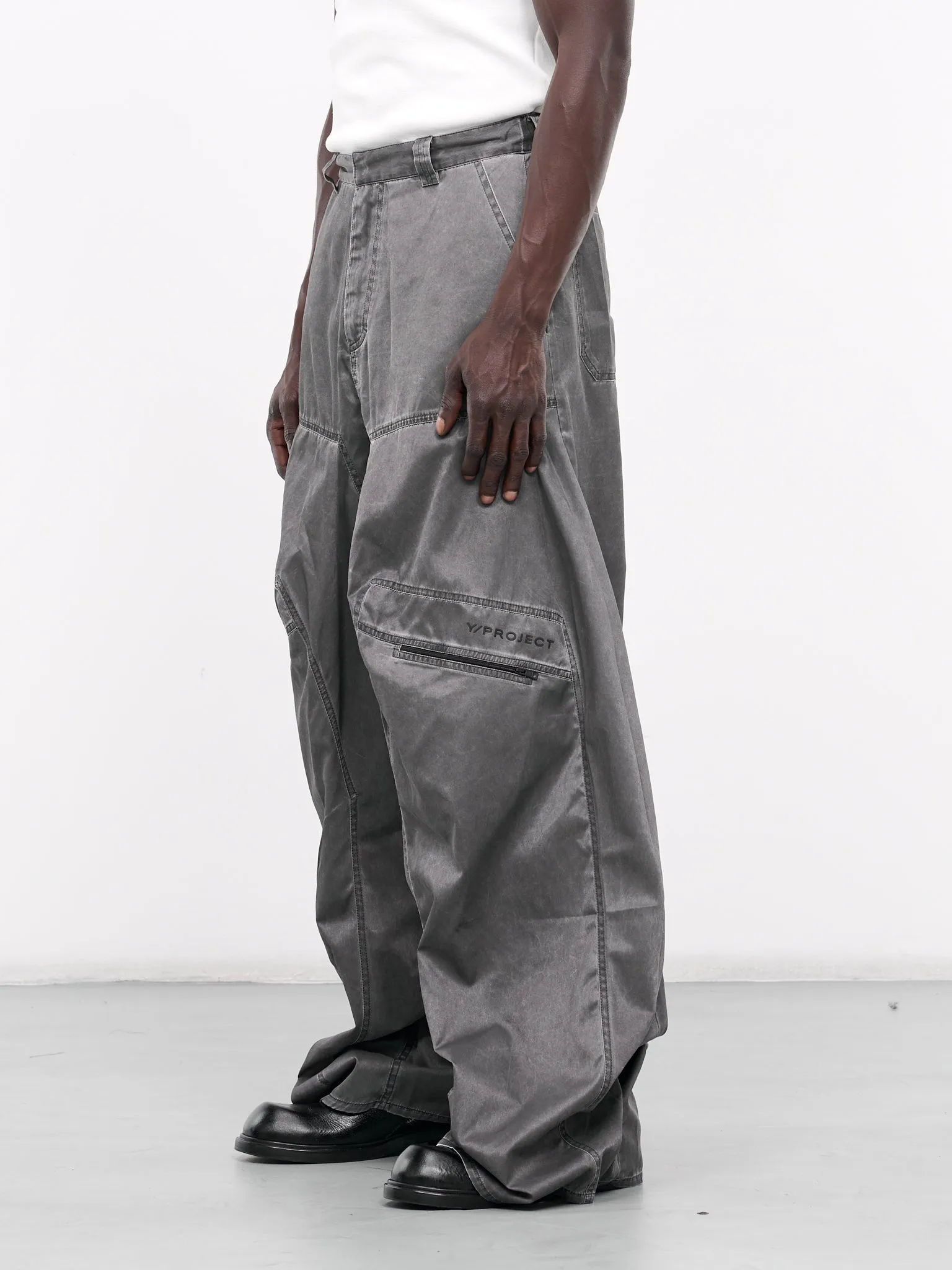 Pop-Up Pants (203PA003-F494-WASHED-BLACK) sold by lorenzo product image thumbnail 2
