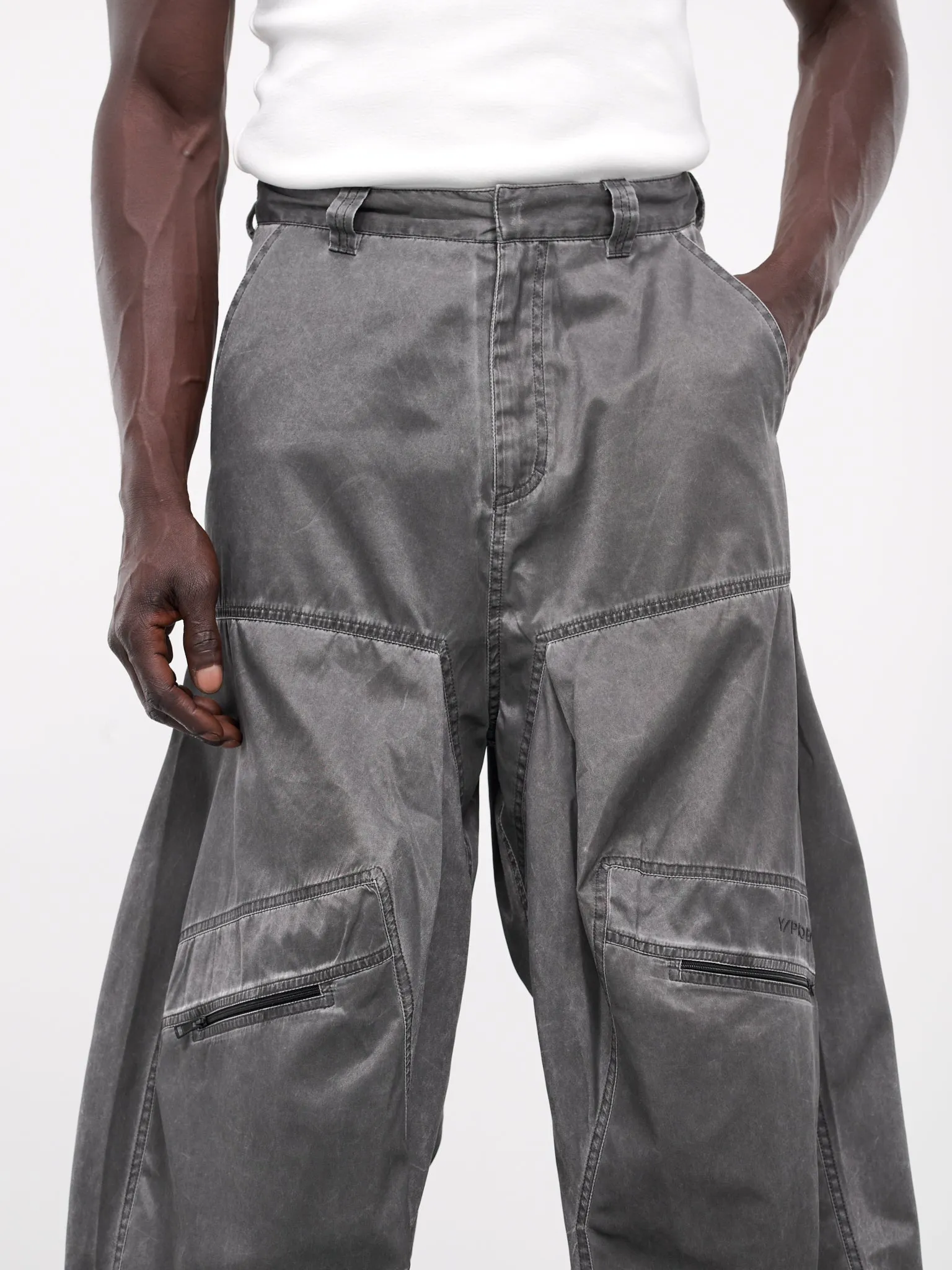 Pop-Up Pants (203PA003-F494-WASHED-BLACK) sold by lorenzo product image thumbnail 4