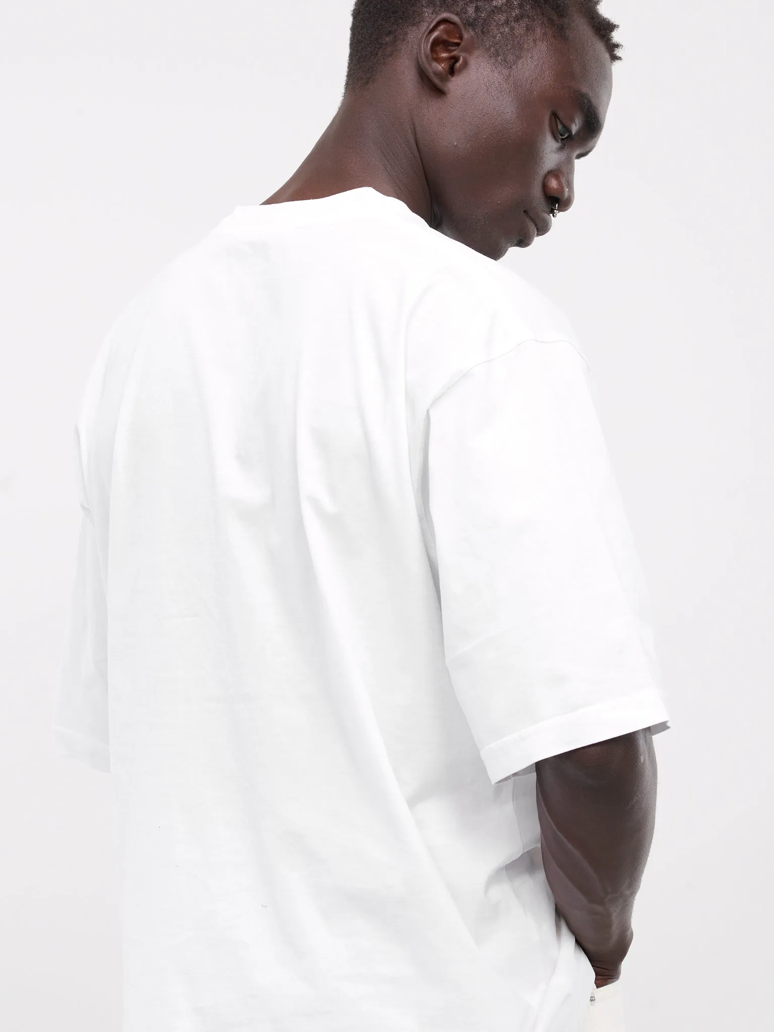 Flower Print Tee (HUMU0223PT-USCW75-WHITE-MULTI) sold by lorenzo product image thumbnail 4