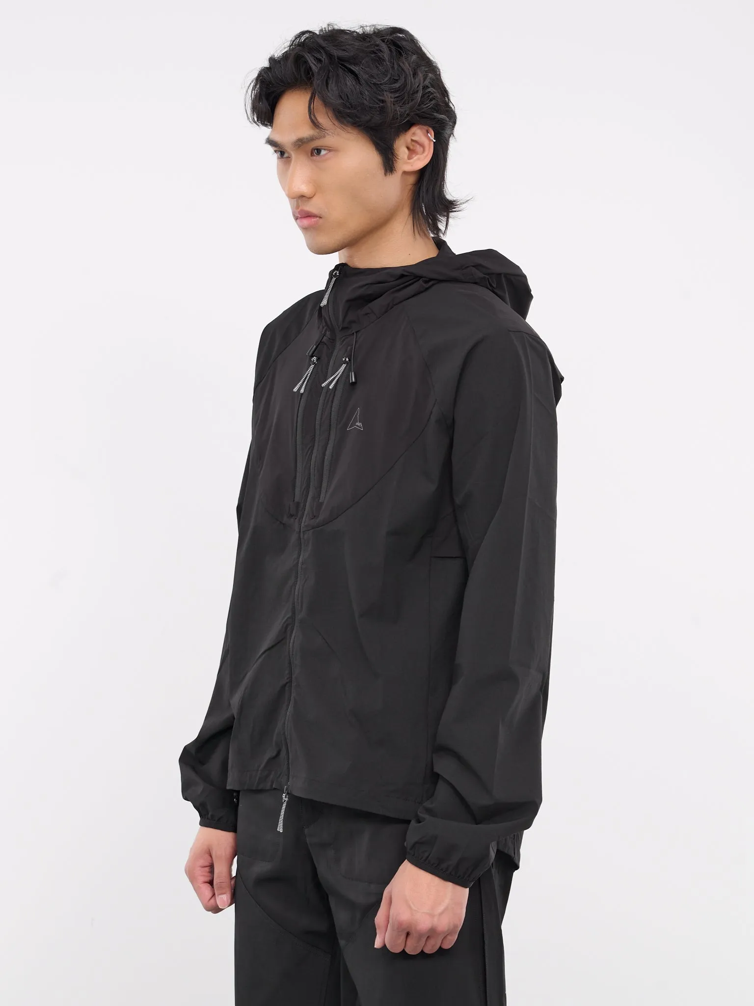 Technical Windbreaker Jacket (RBMW056FA38-BLACK) sold by lorenzo product image thumbnail 2
