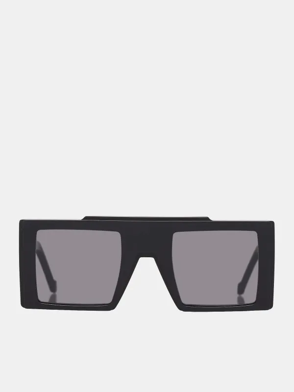 WL0007 Sunglasses (FE-WL0007-BLACK-MATTE-GREEN) sold by lorenzo