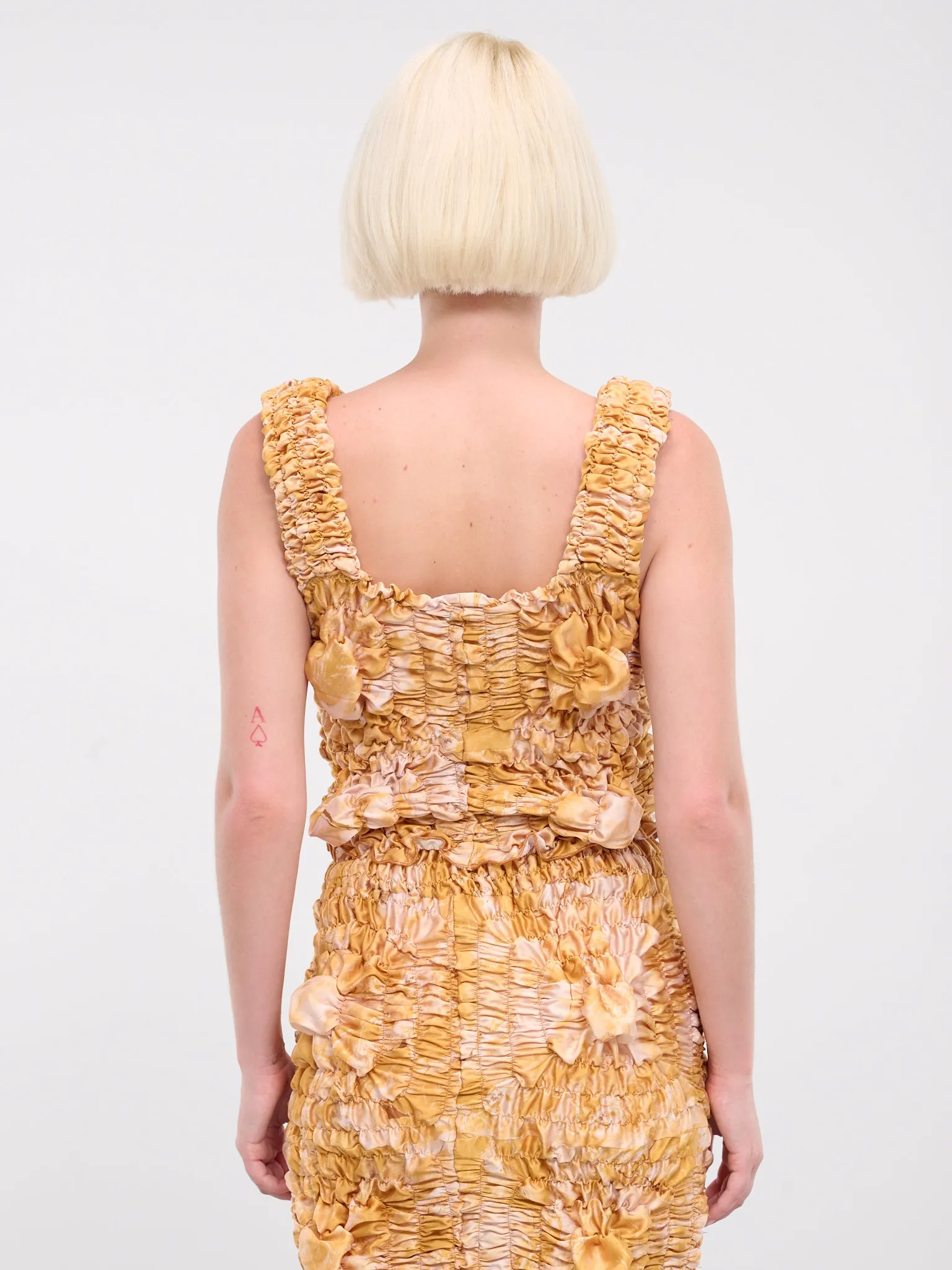 Twist Vest Top (TWIST-VEST-YELLOW) sold by lorenzo product image thumbnail 3