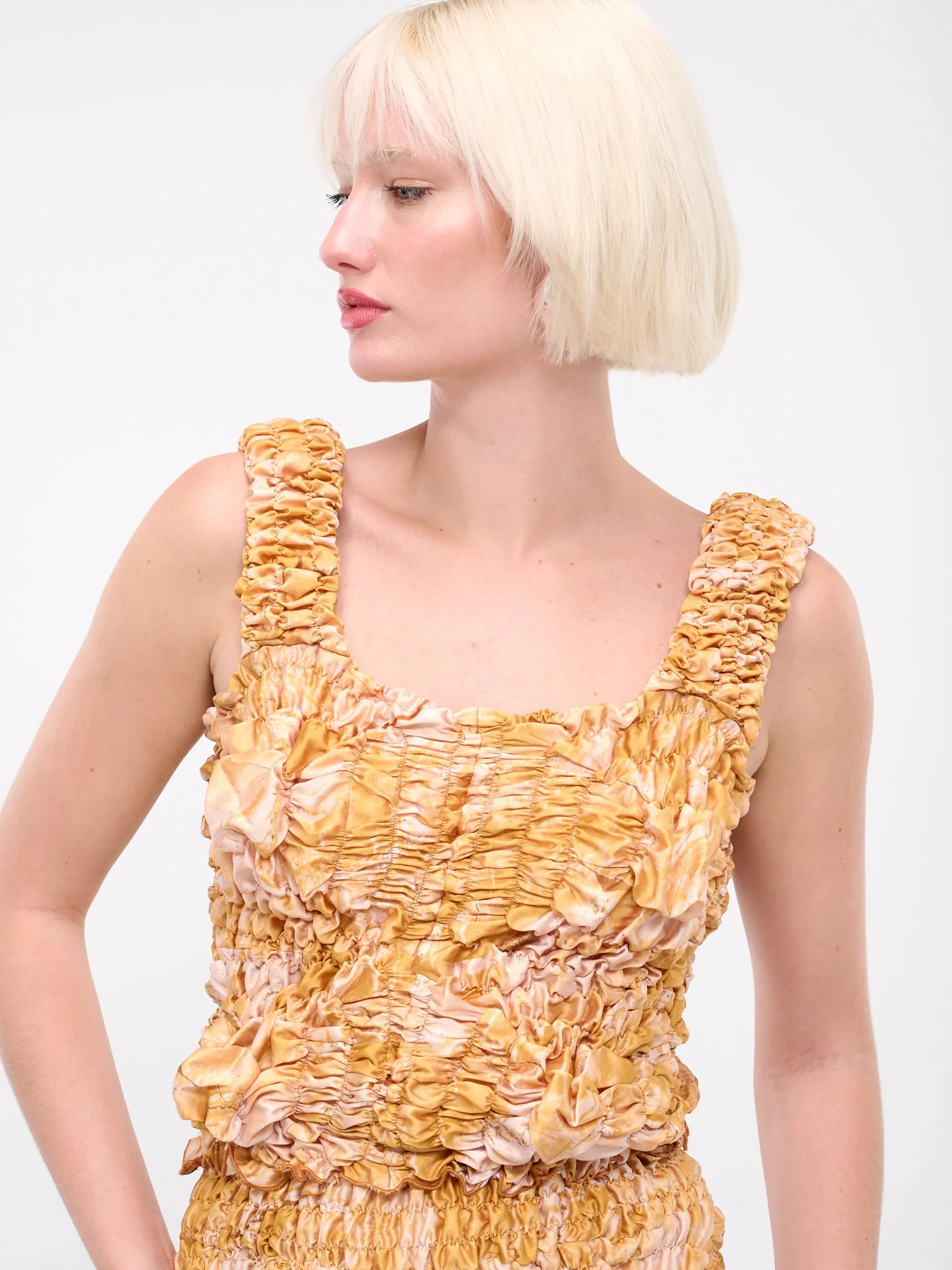 Twist Vest Top (TWIST-VEST-YELLOW) sold by lorenzo product image thumbnail 4