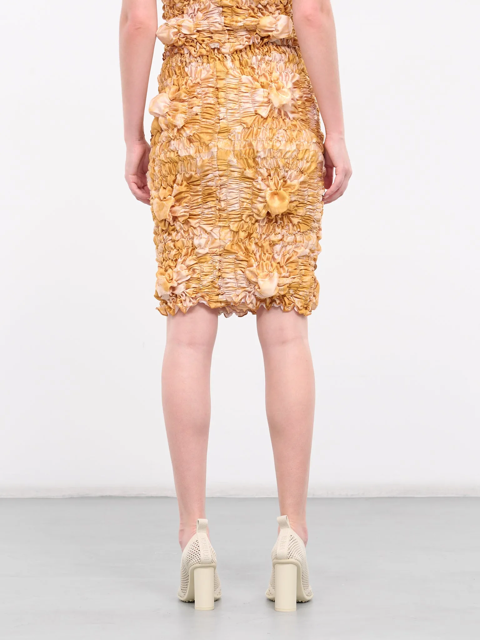 Twist Mini Skirt (TWIST-MINI-SKIRT-YELLOW) sold by lorenzo product image thumbnail 3