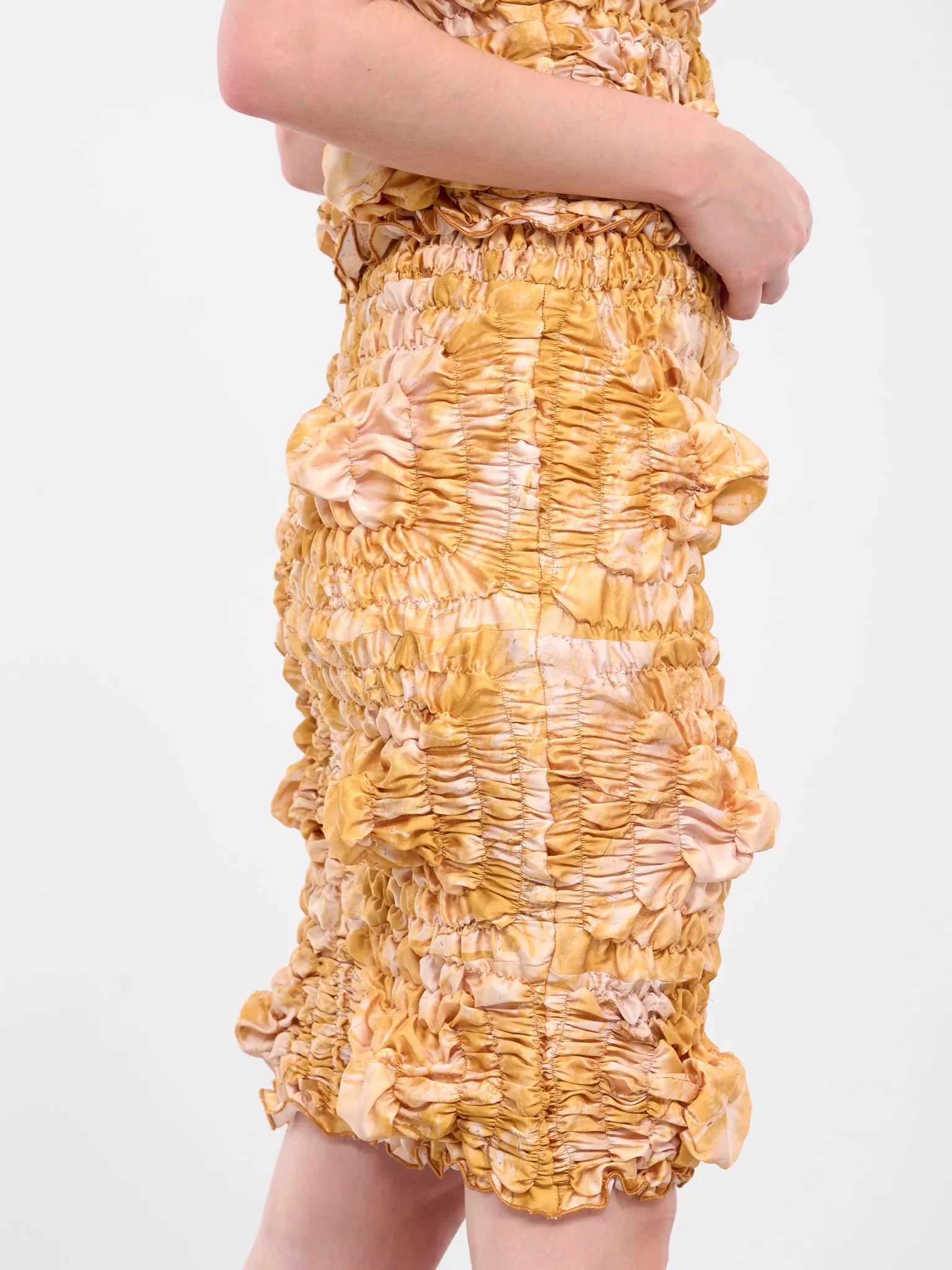 Twist Mini Skirt (TWIST-MINI-SKIRT-YELLOW) sold by lorenzo product image thumbnail 4