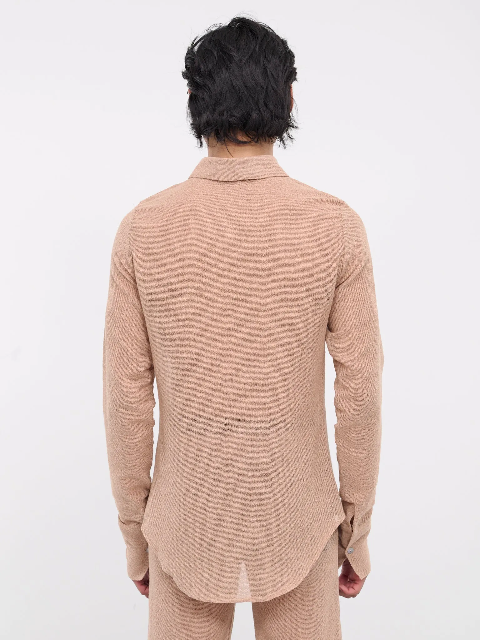 Slim Shirt (SH003-U-CO-0006-BEIGE) sold by lorenzo product image thumbnail 3