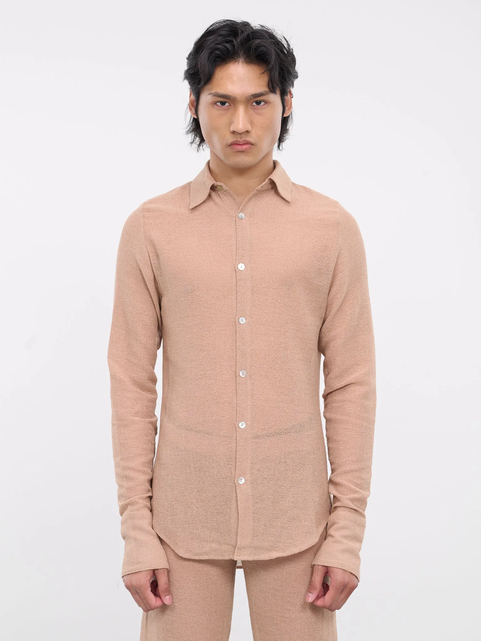Slim Shirt (SH003-U-CO-0006-BEIGE) sold by lorenzo