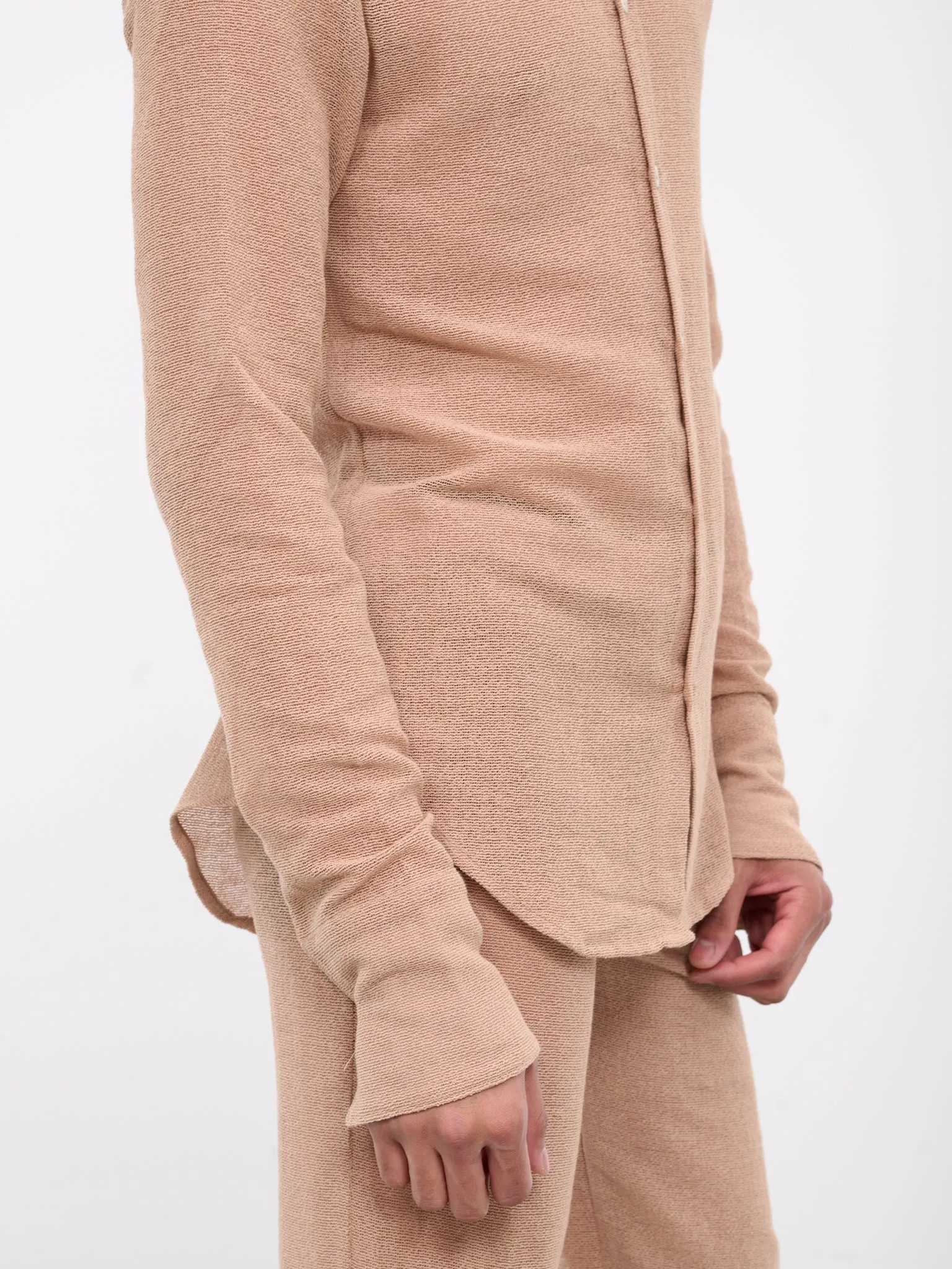 Slim Shirt (SH003-U-CO-0006-BEIGE) sold by lorenzo product image thumbnail 5