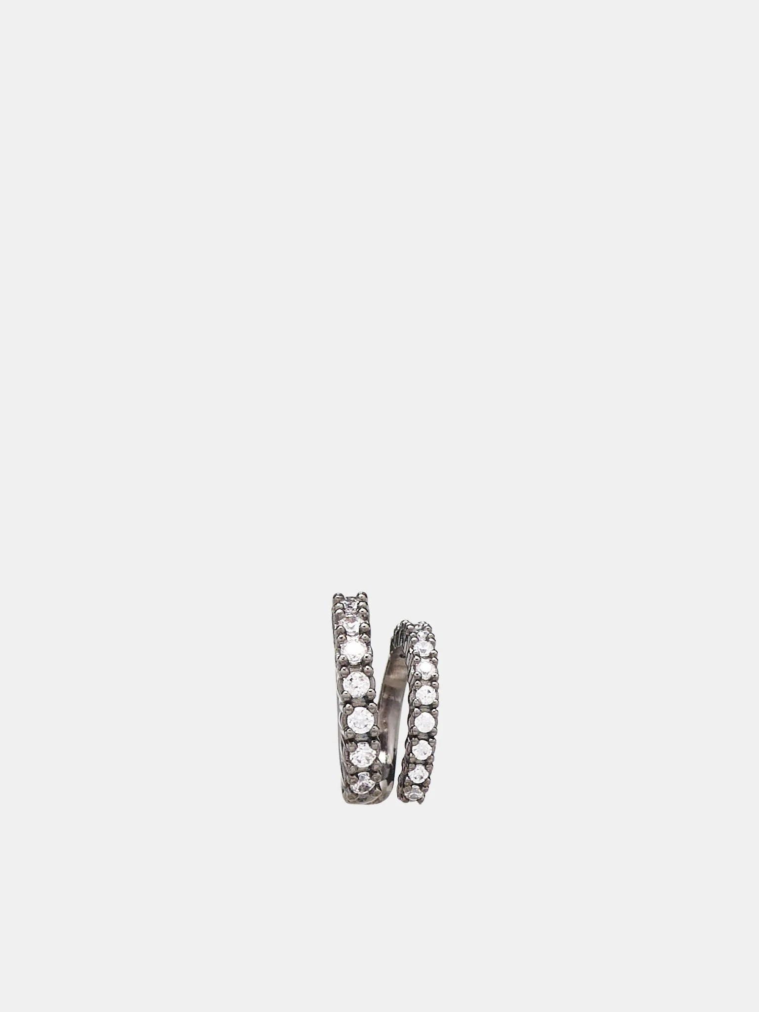 Crystal Stellar Cuff (EA026-S-GUNMETAL) sold by lorenzo
