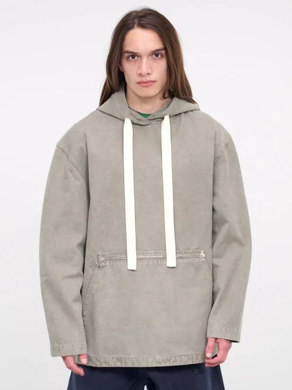 Garment Dye Hoodie (JK0311-PG1476-GREY) sold by lorenzo