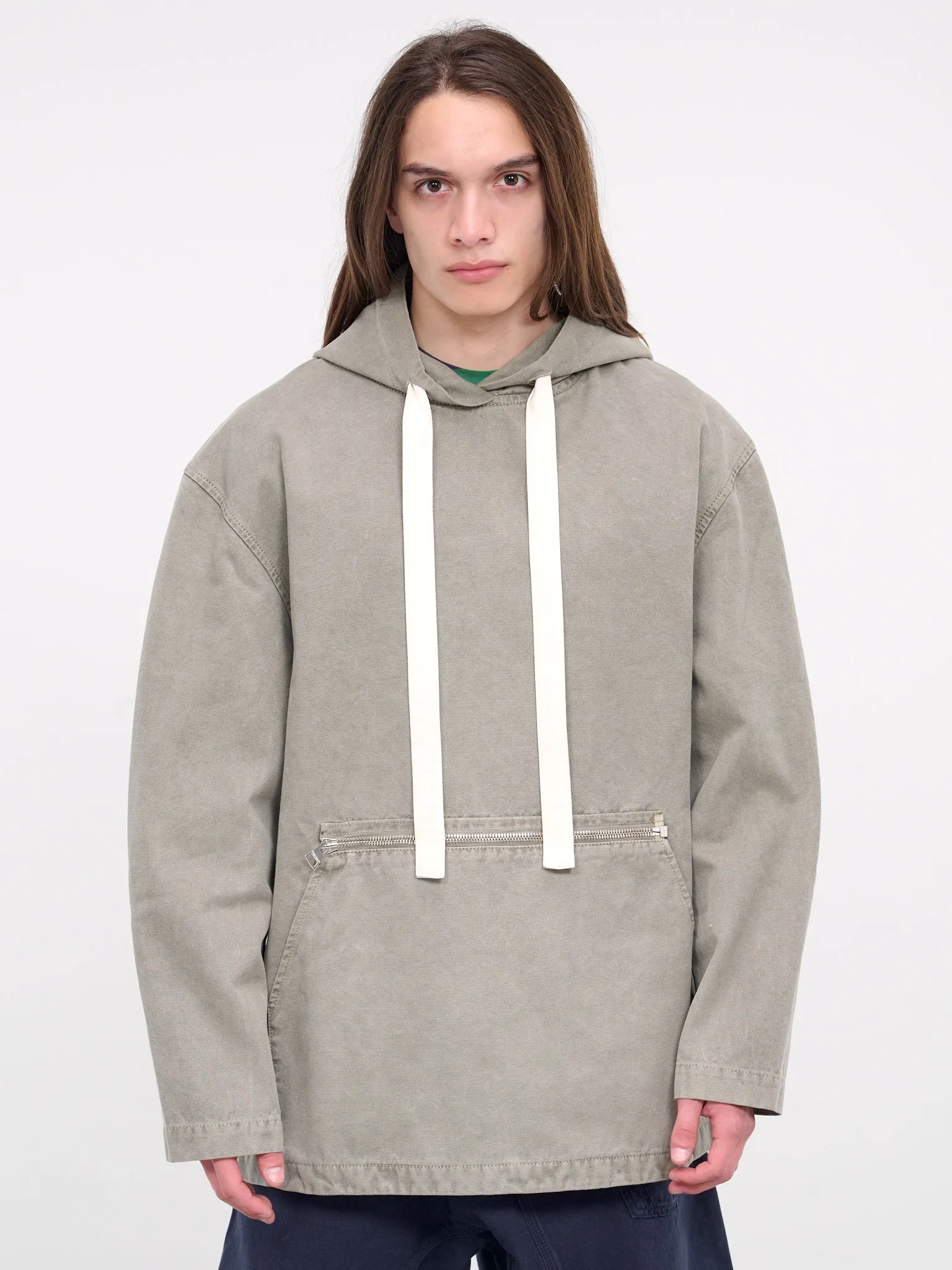 Garment Dye Hoodie (JK0311-PG1476-GREY) sold by lorenzo