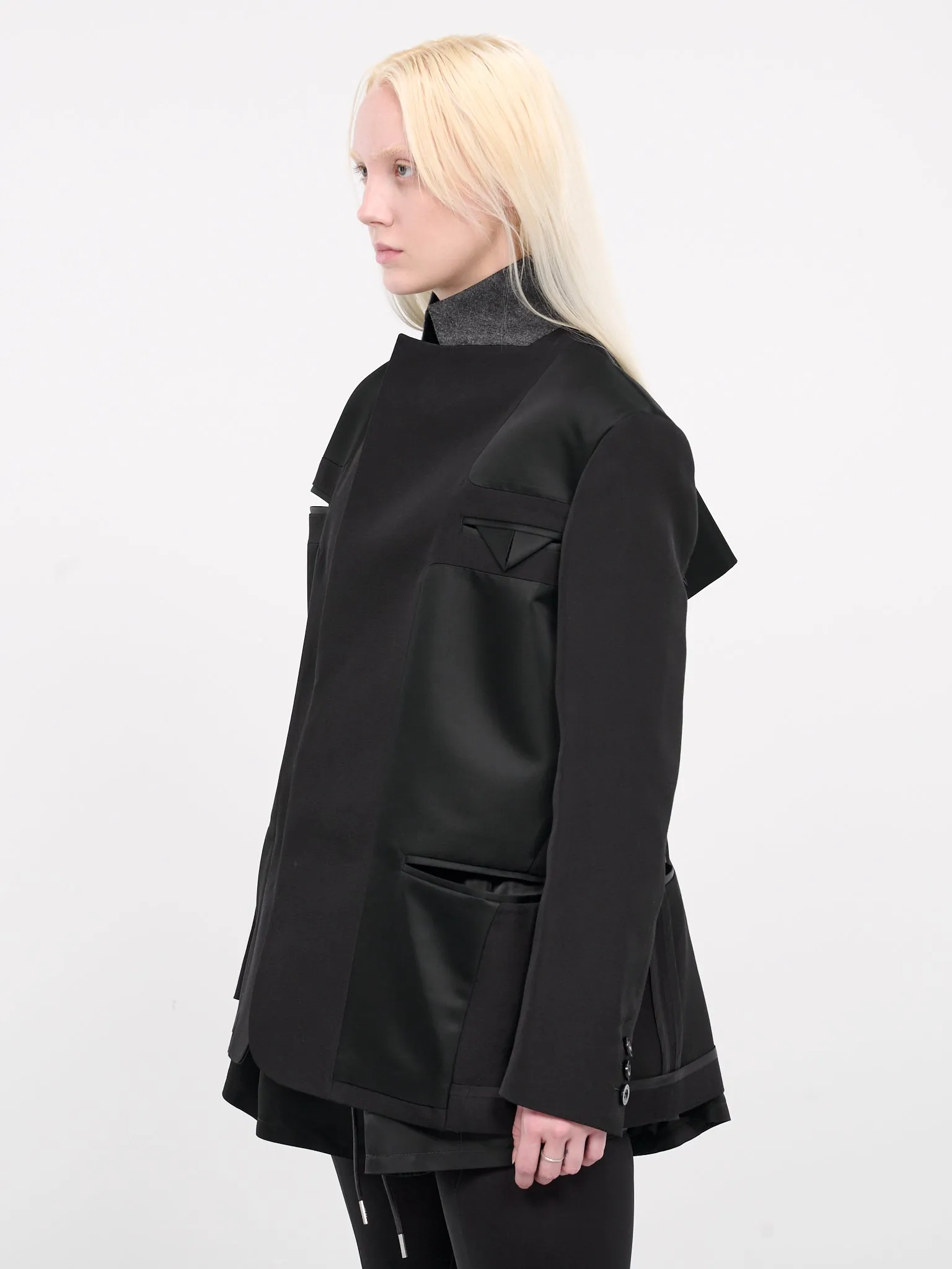 Double-Faced Jacket (24-07206-001-BLACK) sold by lorenzo product image thumbnail 2