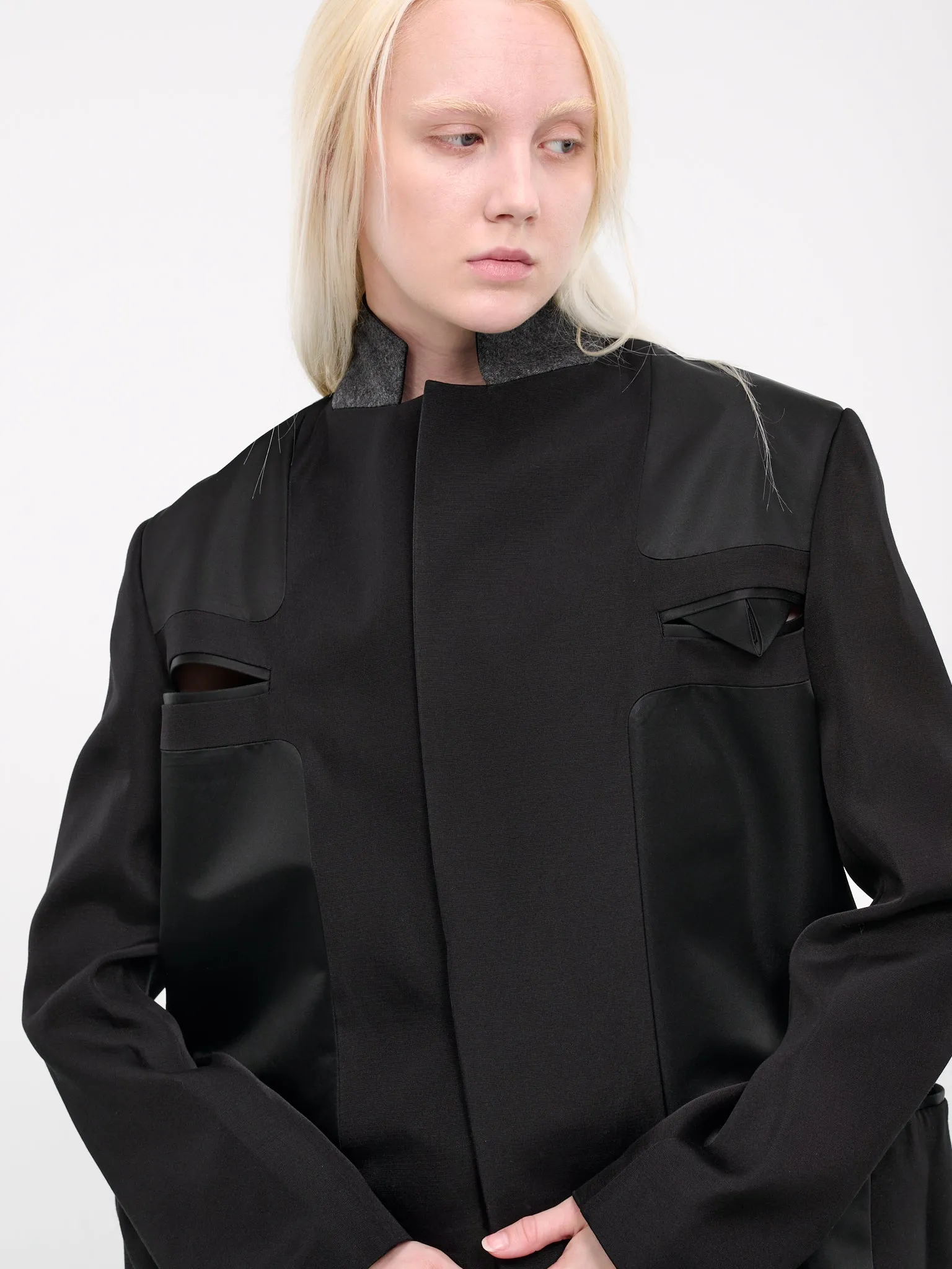 Double-Faced Jacket (24-07206-001-BLACK) sold by lorenzo product image thumbnail 4