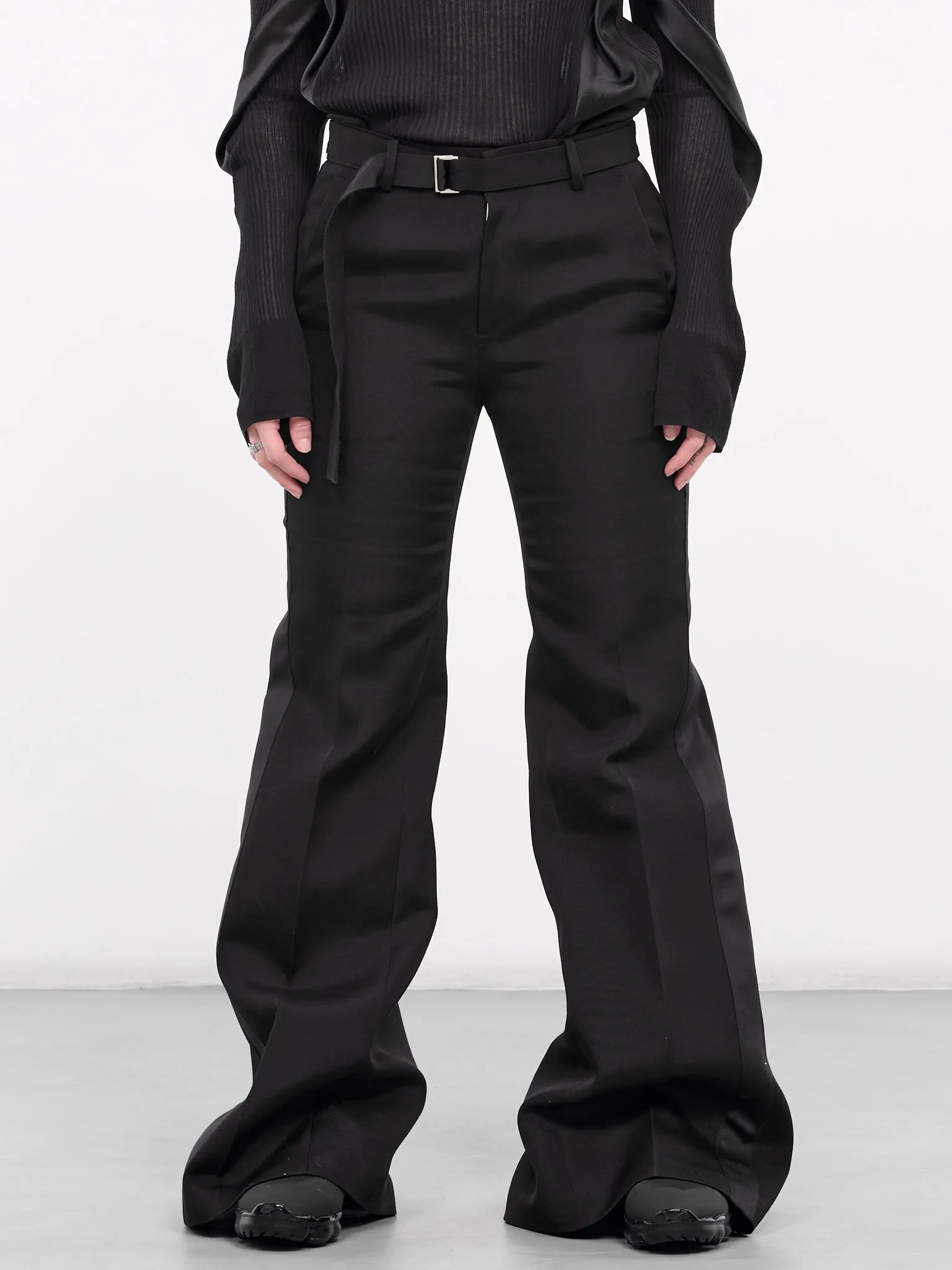 Double-Faced Trousers (24-07212-001-BLACK) sold by lorenzo