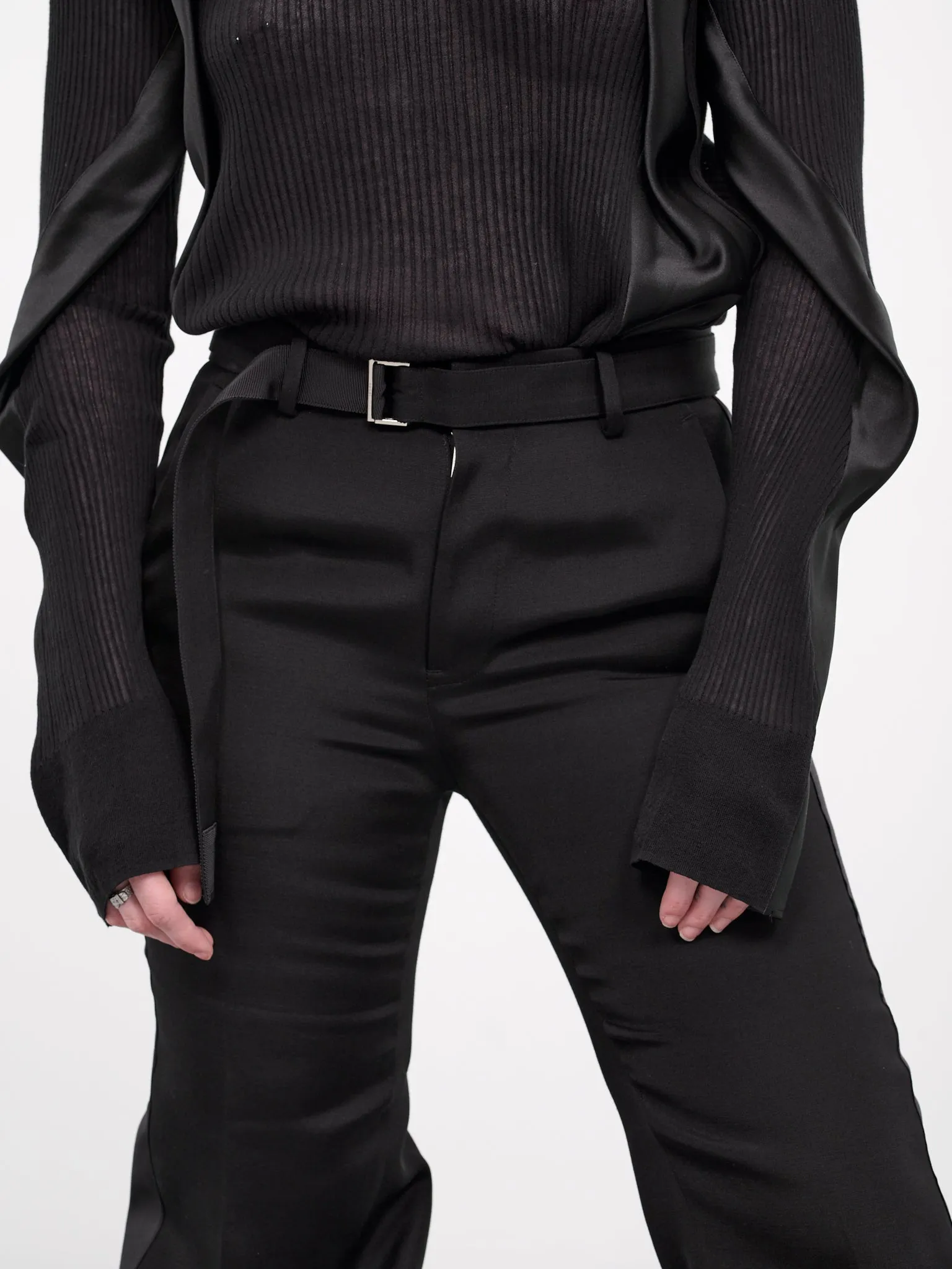 Double-Faced Trousers (24-07212-001-BLACK) sold by lorenzo product image thumbnail 4