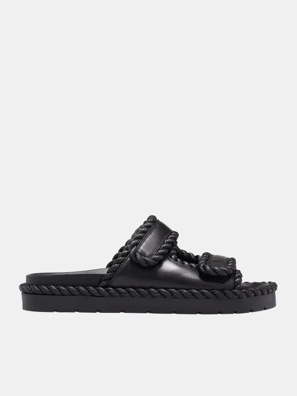 Jack Flat Mule (787003VBSDJ-1000-BLACK) sold by lorenzo
