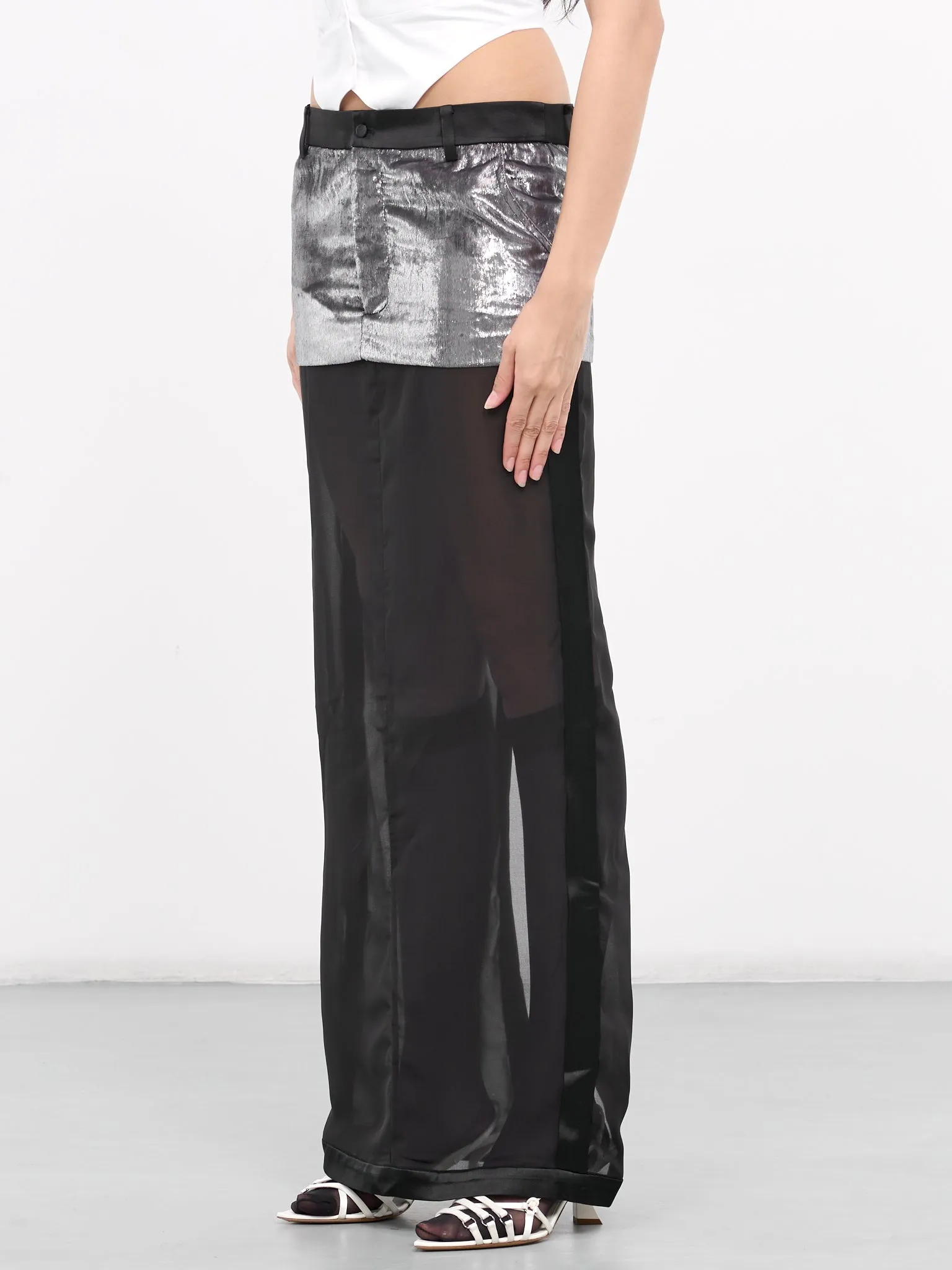 Splicing Skirt (SK-07SL-SILVER) sold by lorenzo product image thumbnail 2