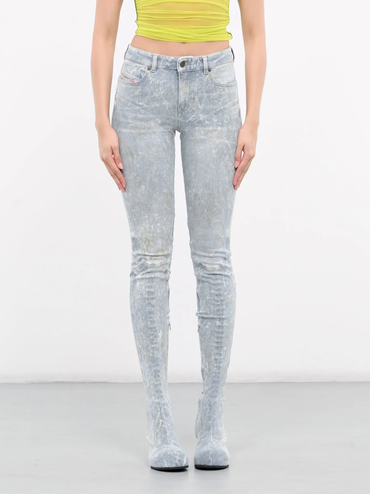 D-Den-Boot-Fse Trouser Boots (A13866-D-DEN-LIGHT-DENIM) sold by lorenzo