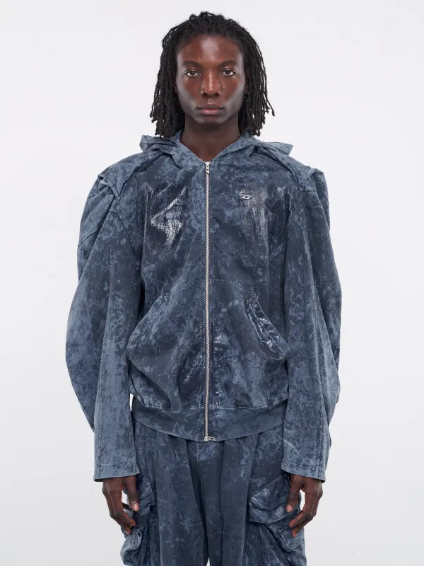 S-Mika-Zip Hoodie (A13842-S-MIKA-ZIP-BLUE) sold by lorenzo