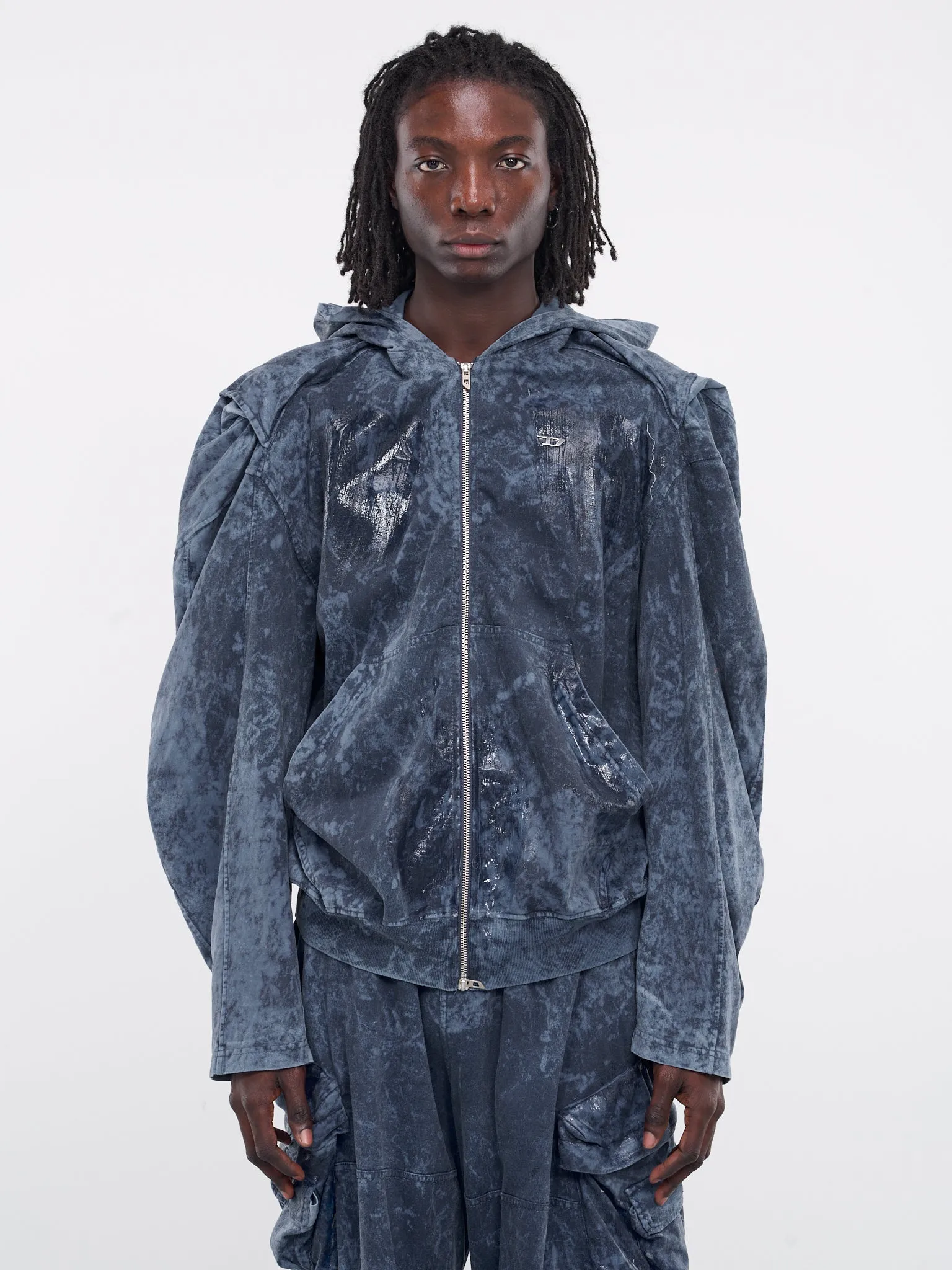 S-Mika-Zip Hoodie (A13842-S-MIKA-ZIP-BLUE) sold by lorenzo