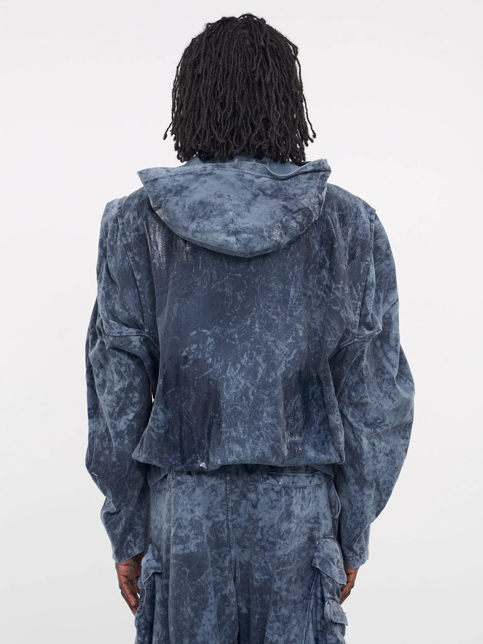 S-Mika-Zip Hoodie (A13842-S-MIKA-ZIP-BLUE) sold by lorenzo product image thumbnail 3