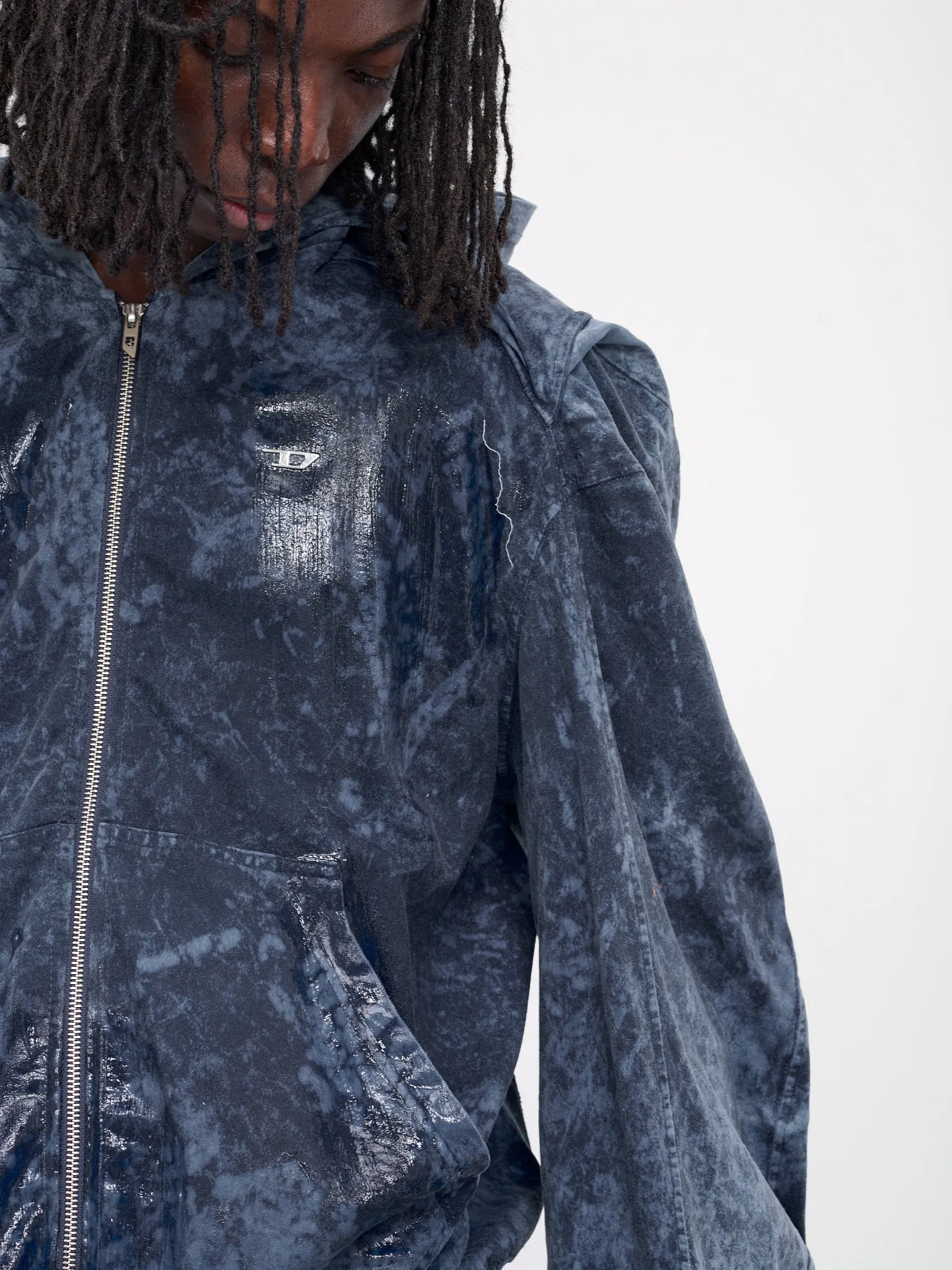 S-Mika-Zip Hoodie (A13842-S-MIKA-ZIP-BLUE) sold by lorenzo product image thumbnail 4