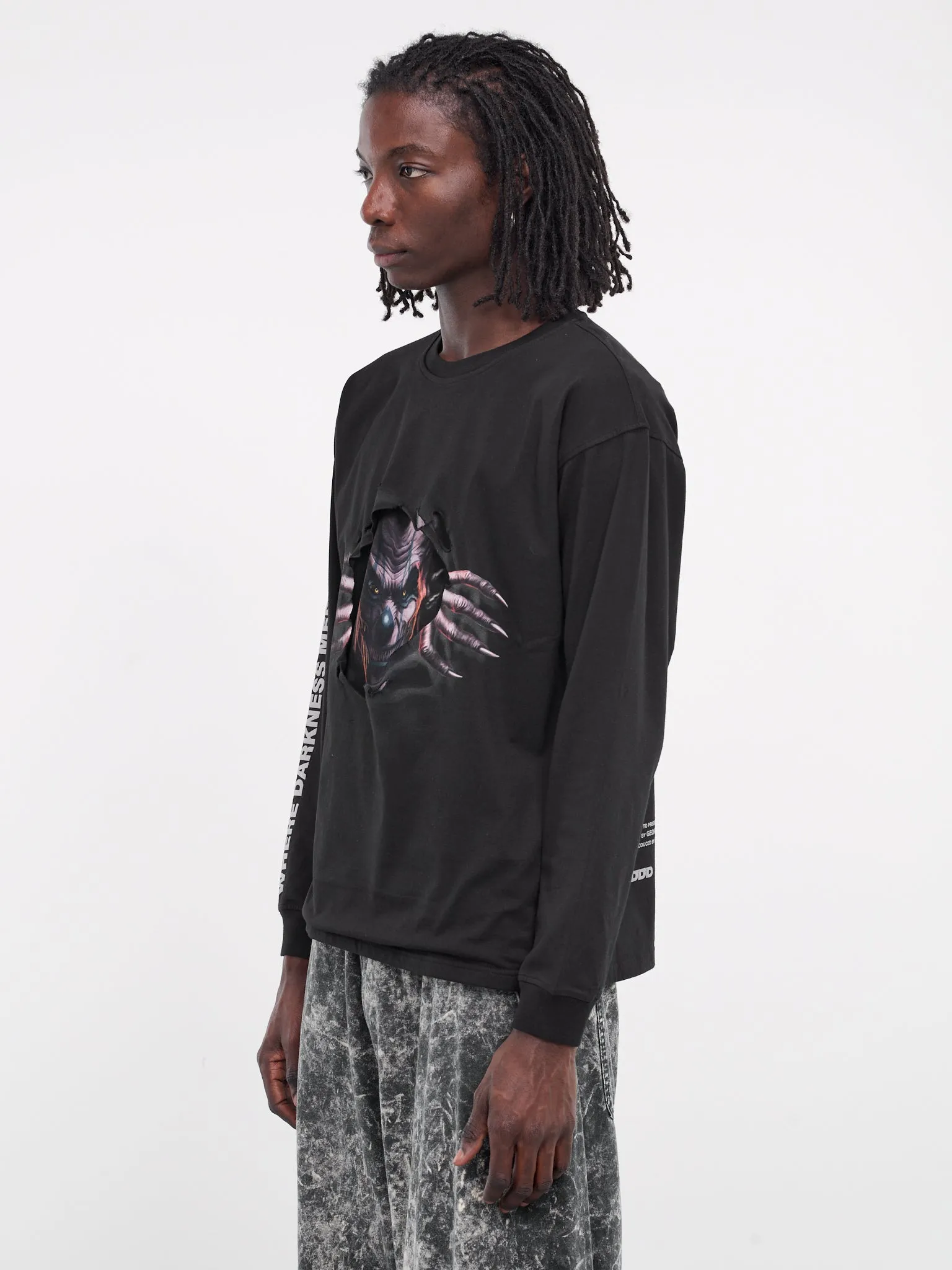 T-Boxt-LS-P1 Tee (A13764-T-BOXT-LS-P1-DEEP-BLACK) sold by lorenzo product image thumbnail 2