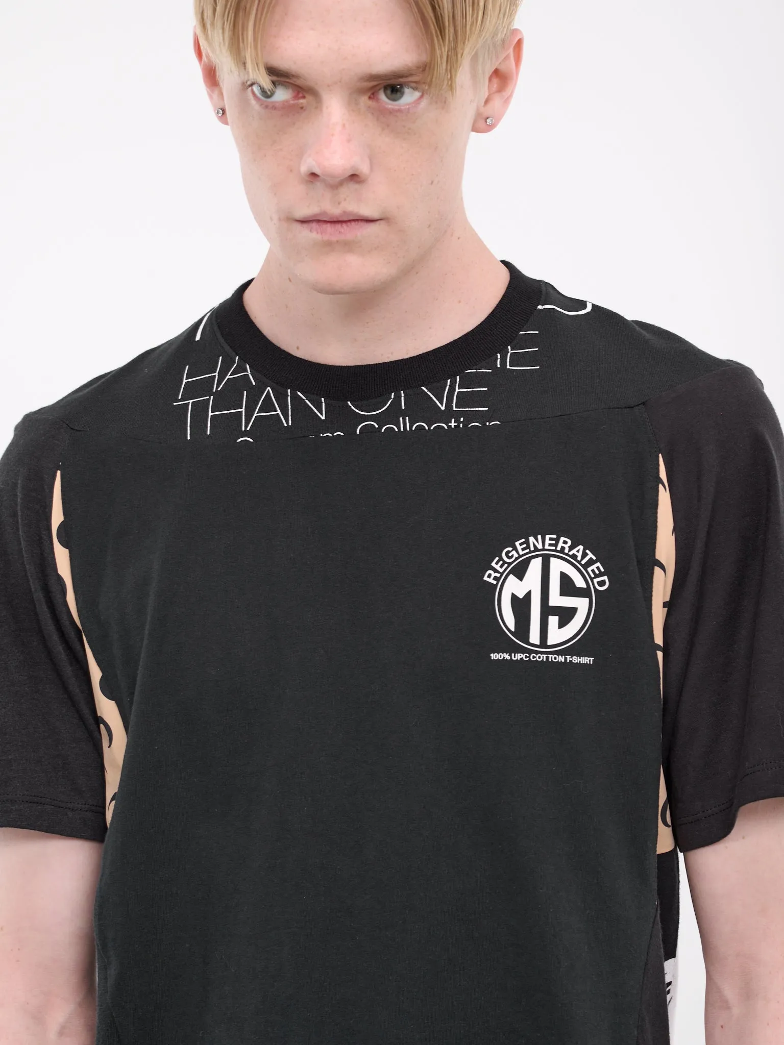 Regenerated Graphic Tee (MTT080-UJER003-BLACK) sold by lorenzo product image thumbnail 4