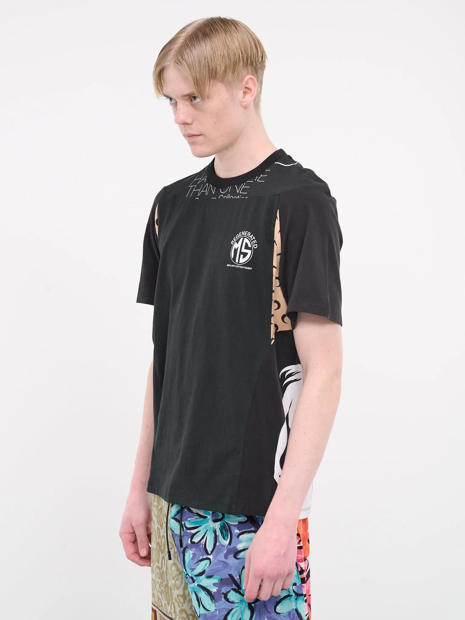 Regenerated Graphic Tee (MTT080-UJER003-BLACK) sold by lorenzo product image thumbnail 2