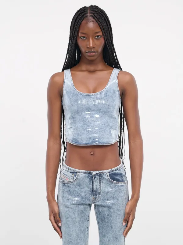 De-Shi-S Tank Top (A12800-DE-SHI-S-DENIM) sold by lorenzo