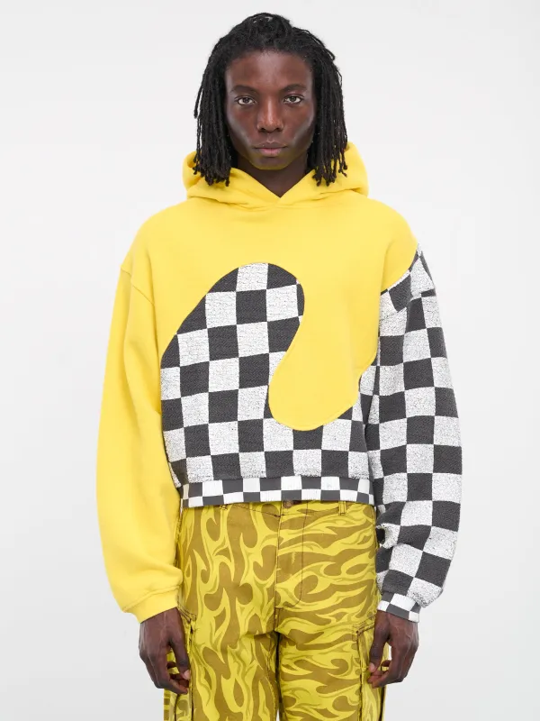 Taxi Swirl Hoodie (ERL08T022-YELLOW-CHECKER) sold by lorenzo
